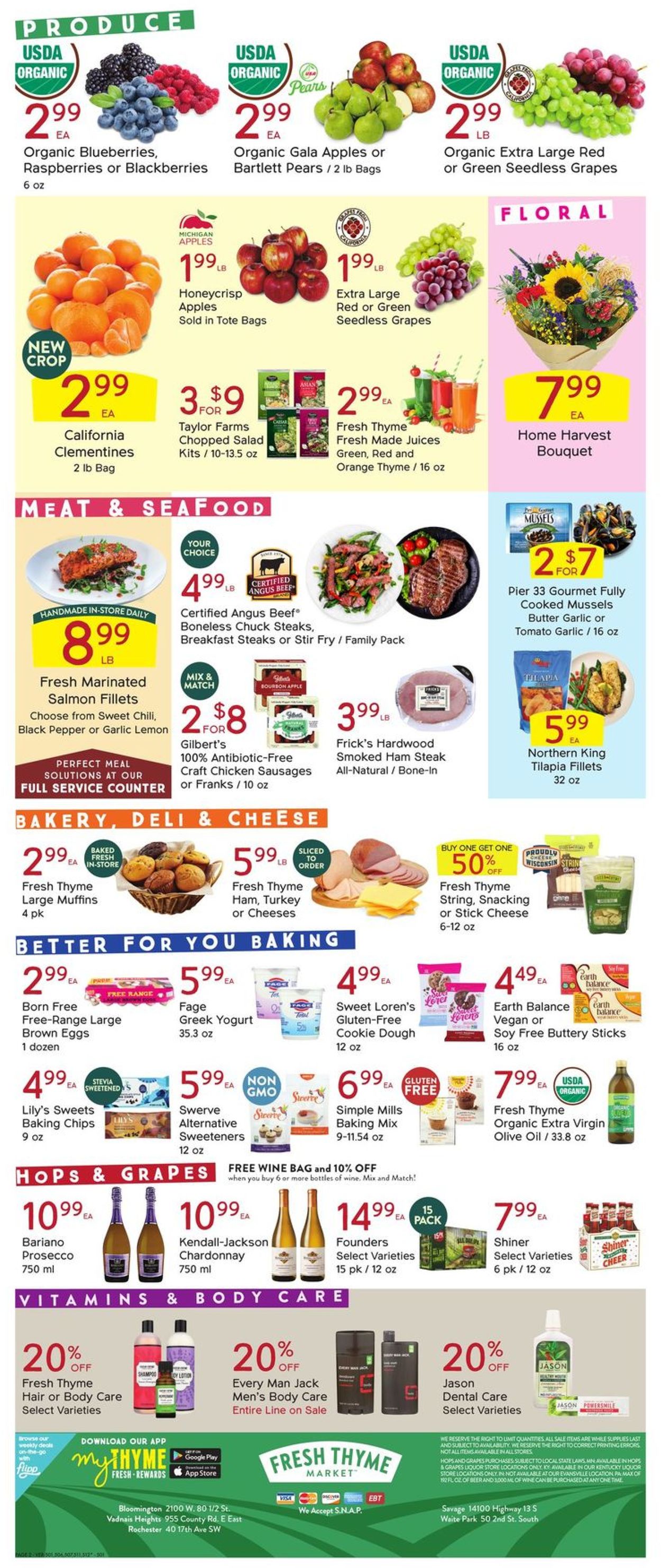 Catalogue Fresh Thyme Black Friday 2020 from 11/27/2020