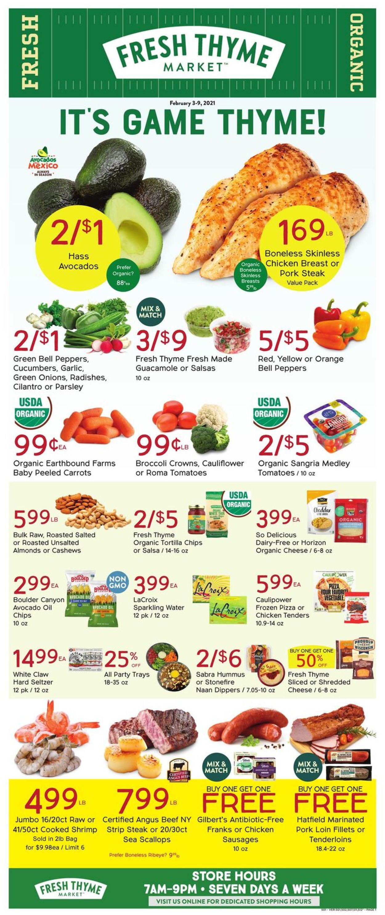 Catalogue Fresh Thyme from 02/03/2021