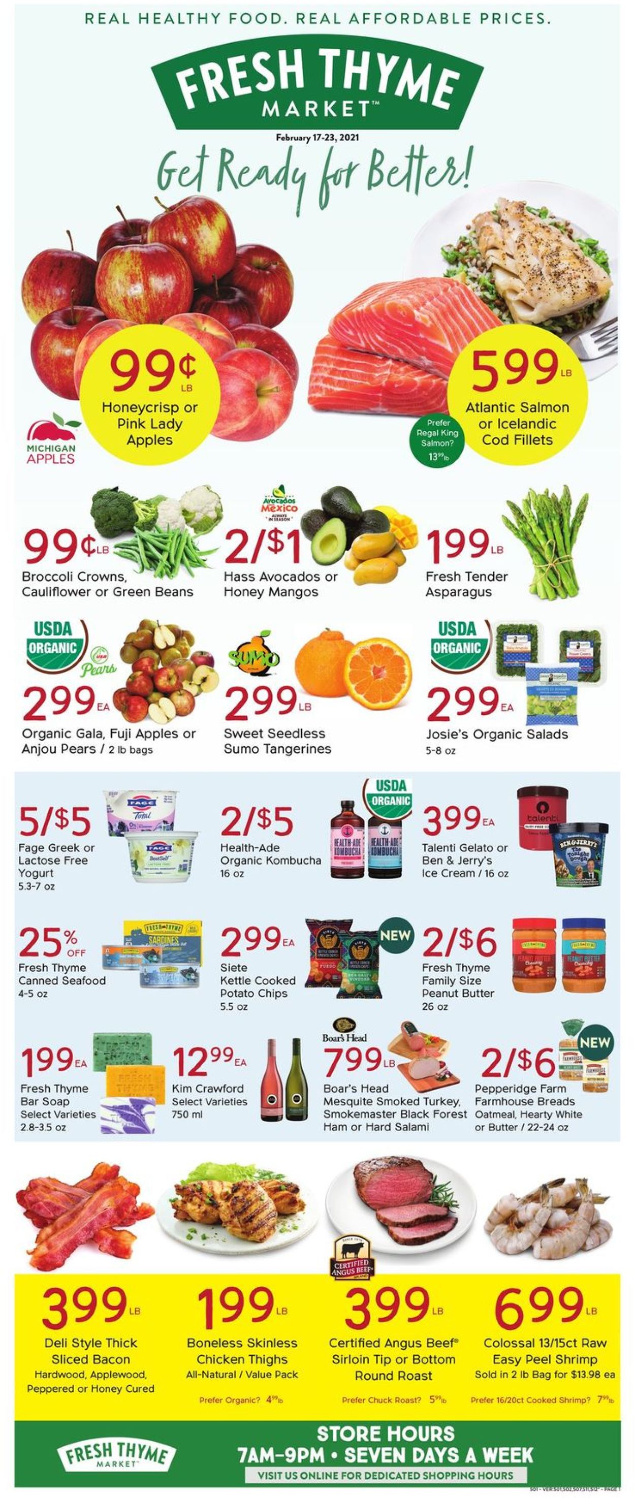 Catalogue Fresh Thyme from 02/17/2021