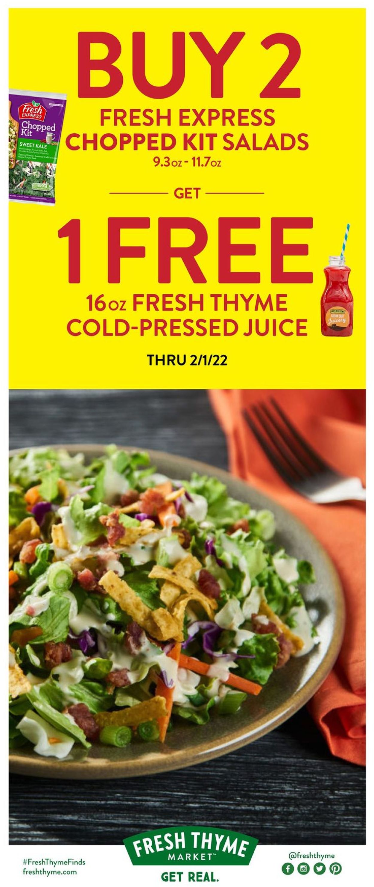 Catalogue Fresh Thyme from 01/12/2022