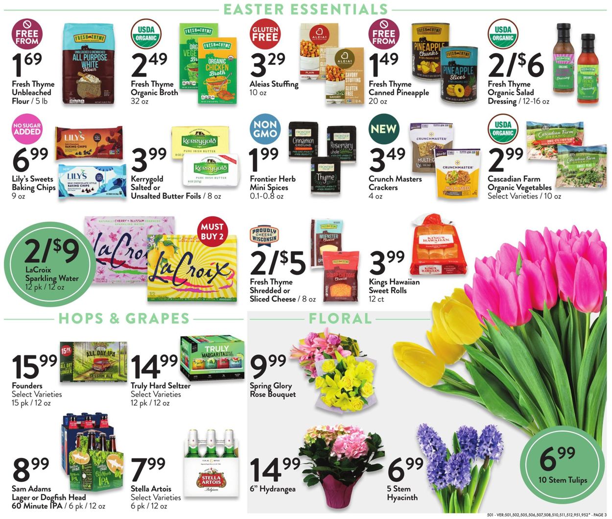 Catalogue Fresh Thyme EASTER 2022 from 04/13/2022