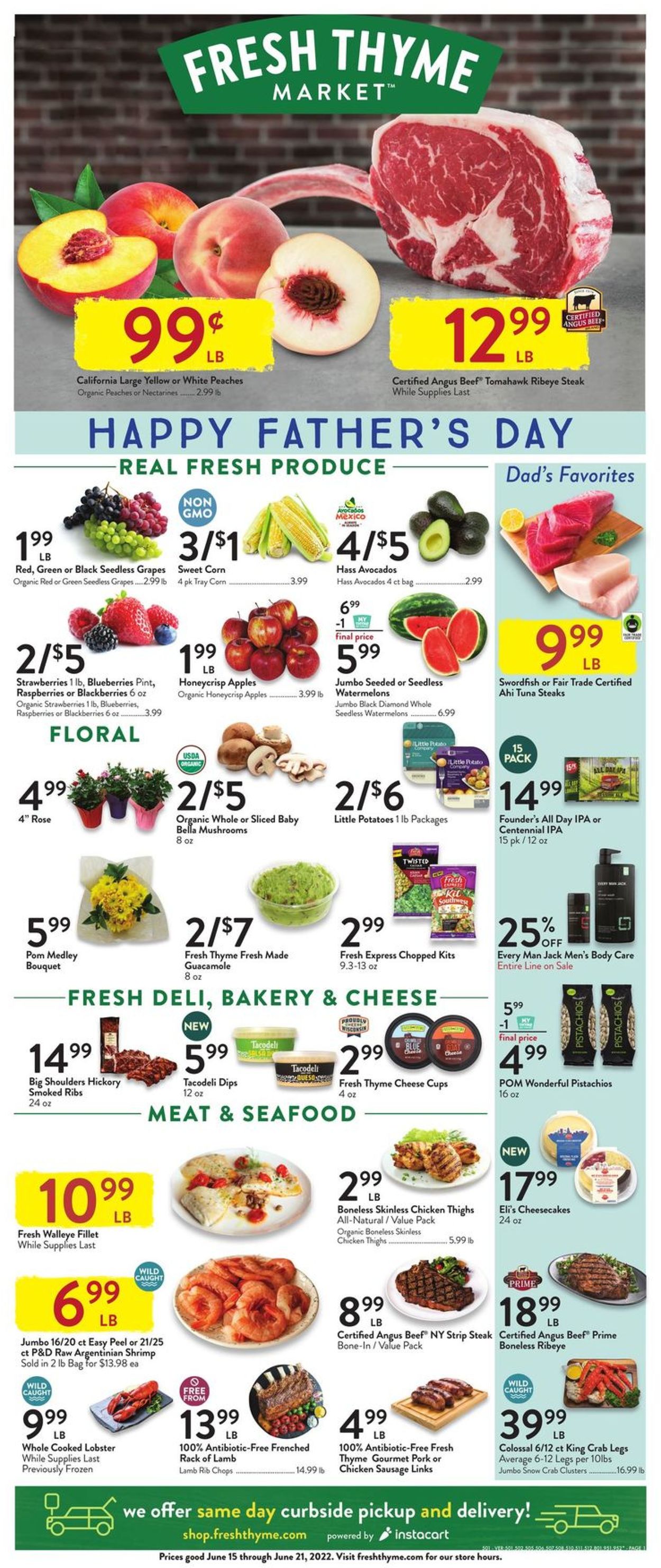 Catalogue Fresh Thyme from 06/15/2022
