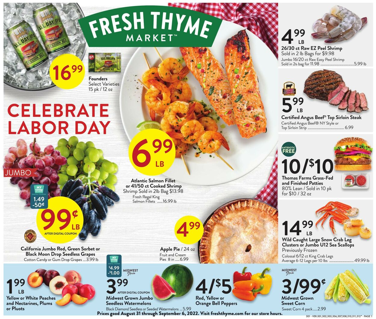 Catalogue Fresh Thyme from 08/31/2022