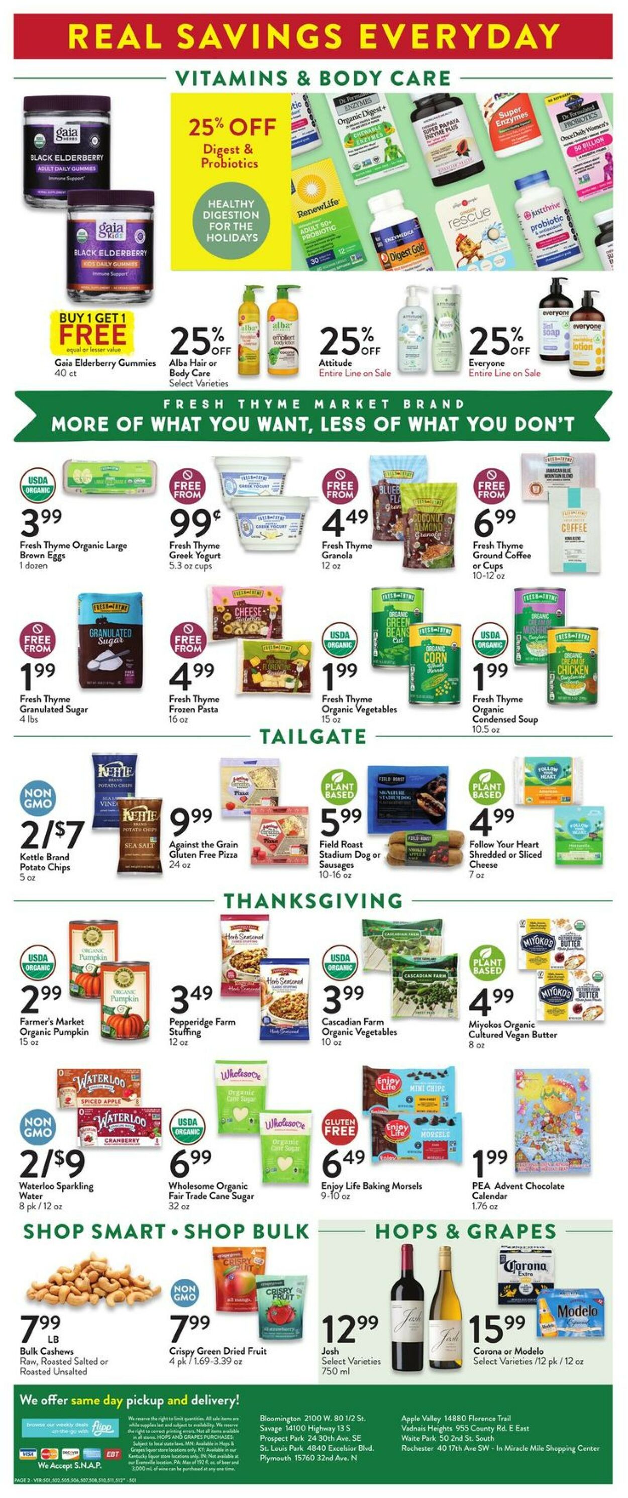 Catalogue Fresh Thyme from 11/02/2022