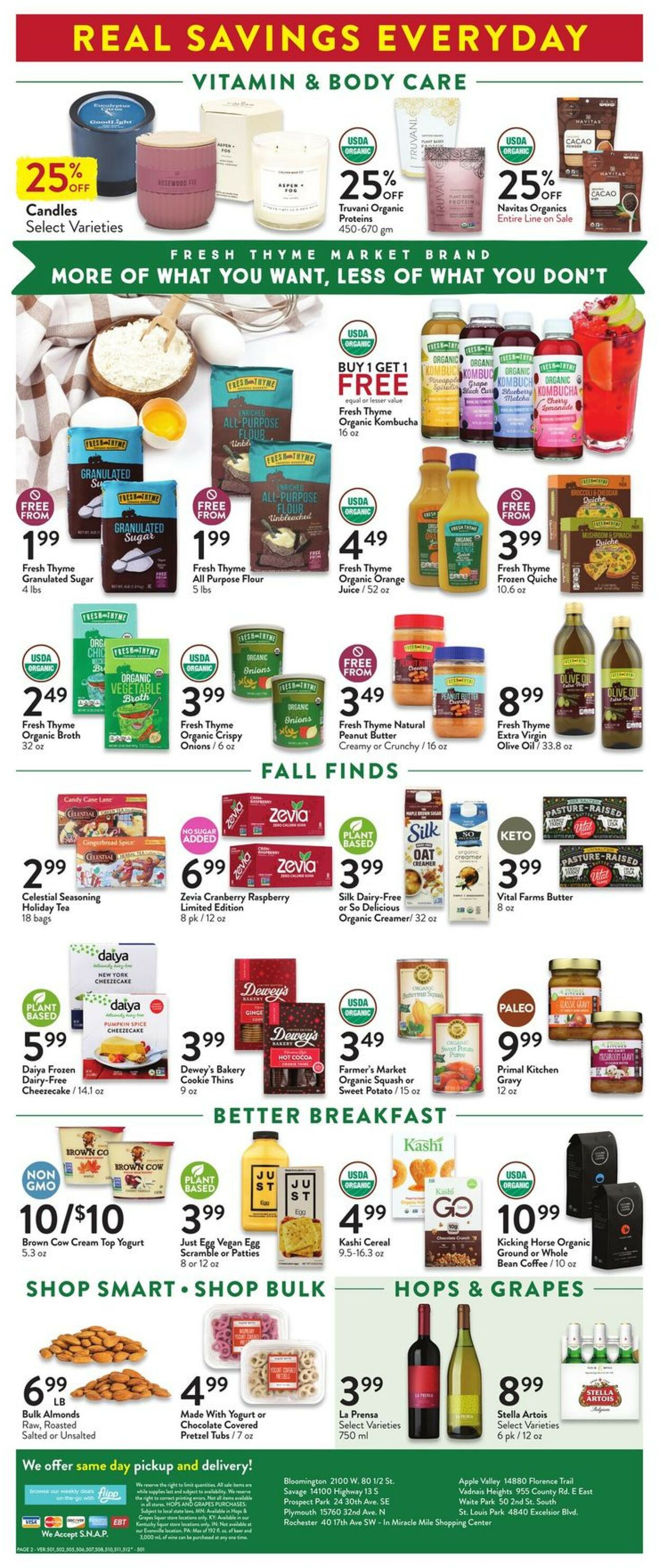 Catalogue Fresh Thyme from 11/09/2022