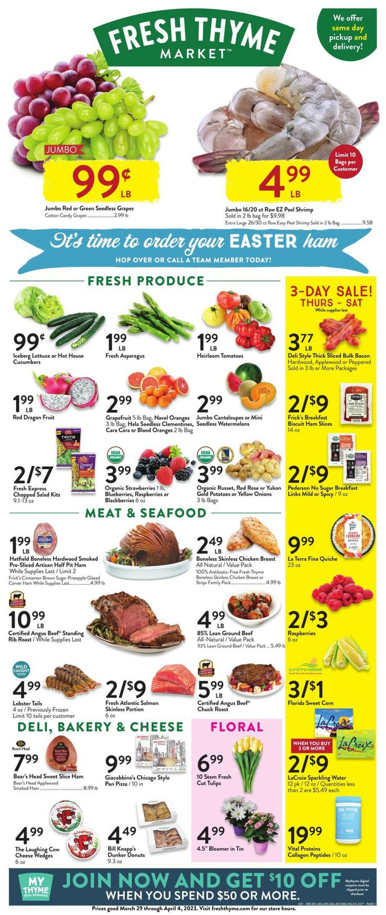 Catalogue Fresh Thyme from 03/29/2023