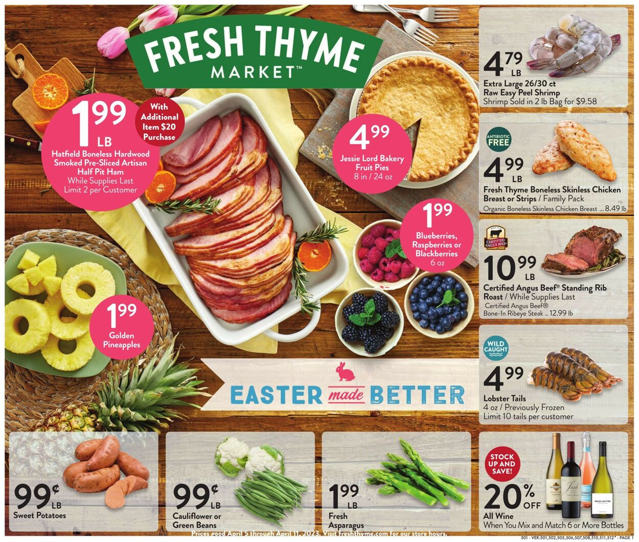 Catalogue Fresh Thyme from 04/05/2023