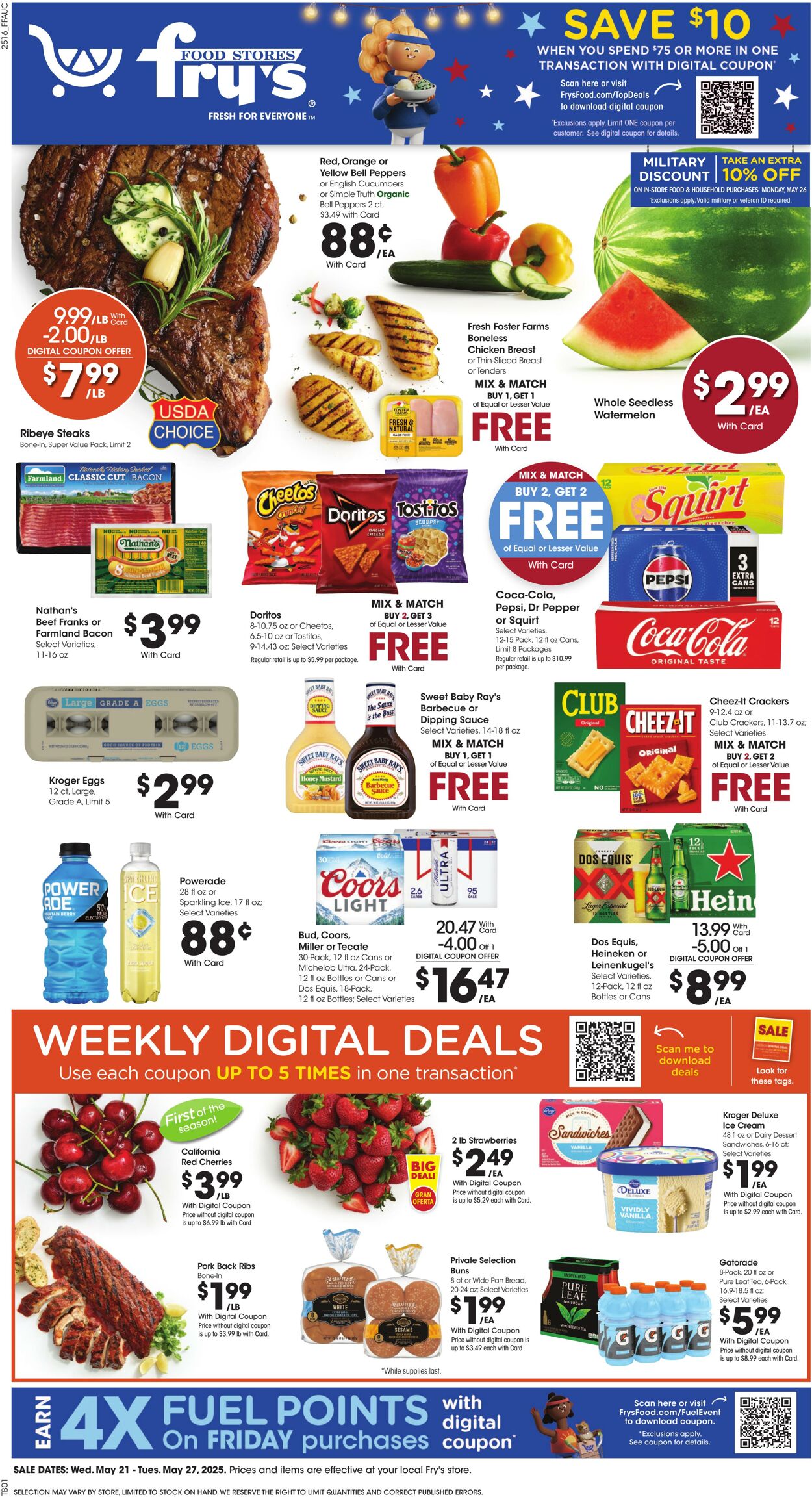 Catalogue Fry’s from 05/21/2025
