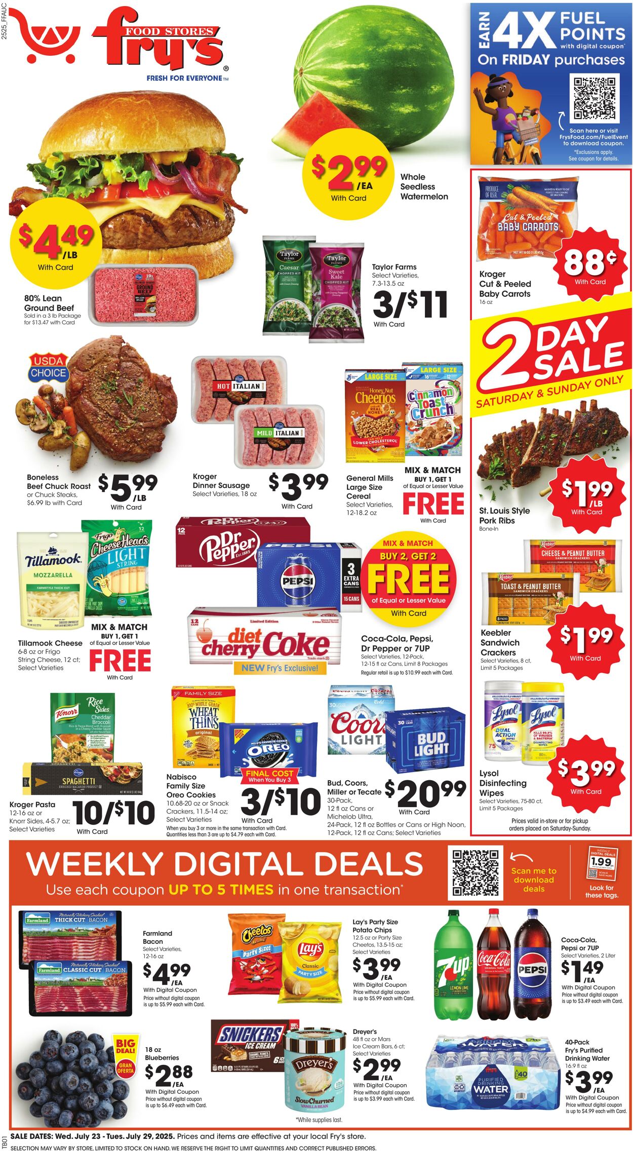 Catalogue Fry’s from 07/23/2025