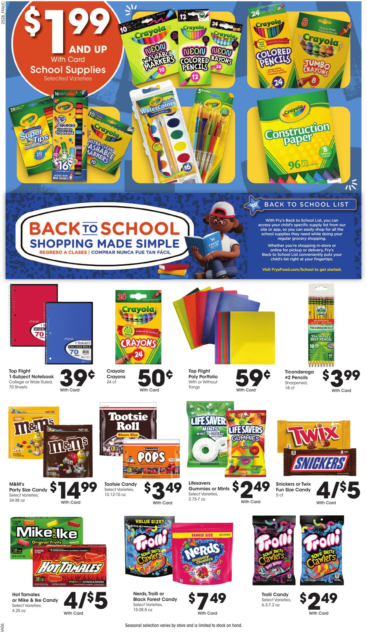 Catalogue Fry’s from 08/13/2025