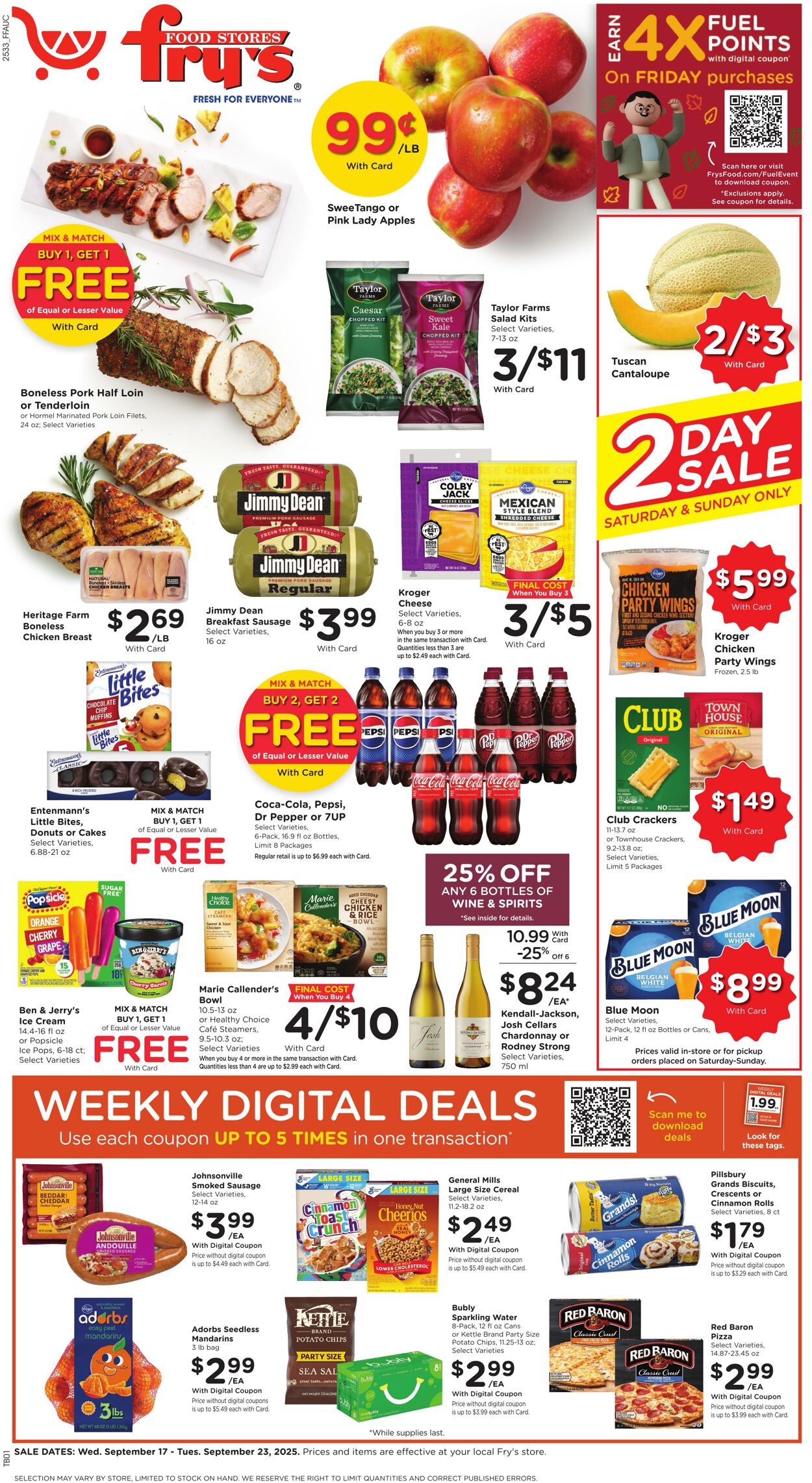 Catalogue Fry’s from 09/17/2025