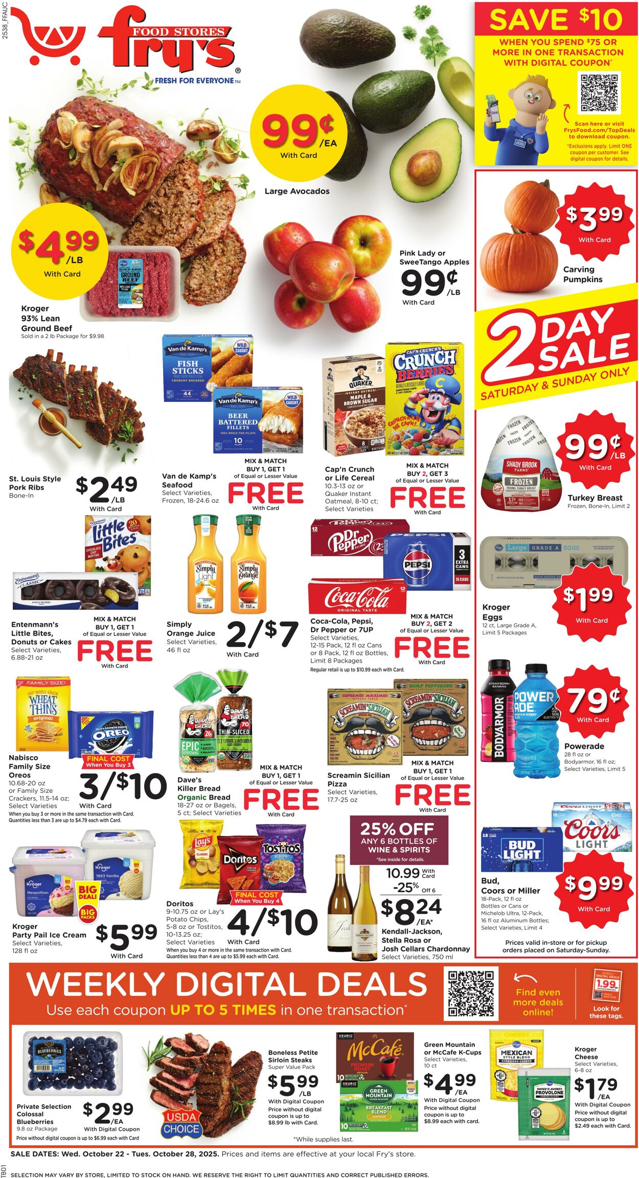 Catalogue Fry’s from 10/22/2025