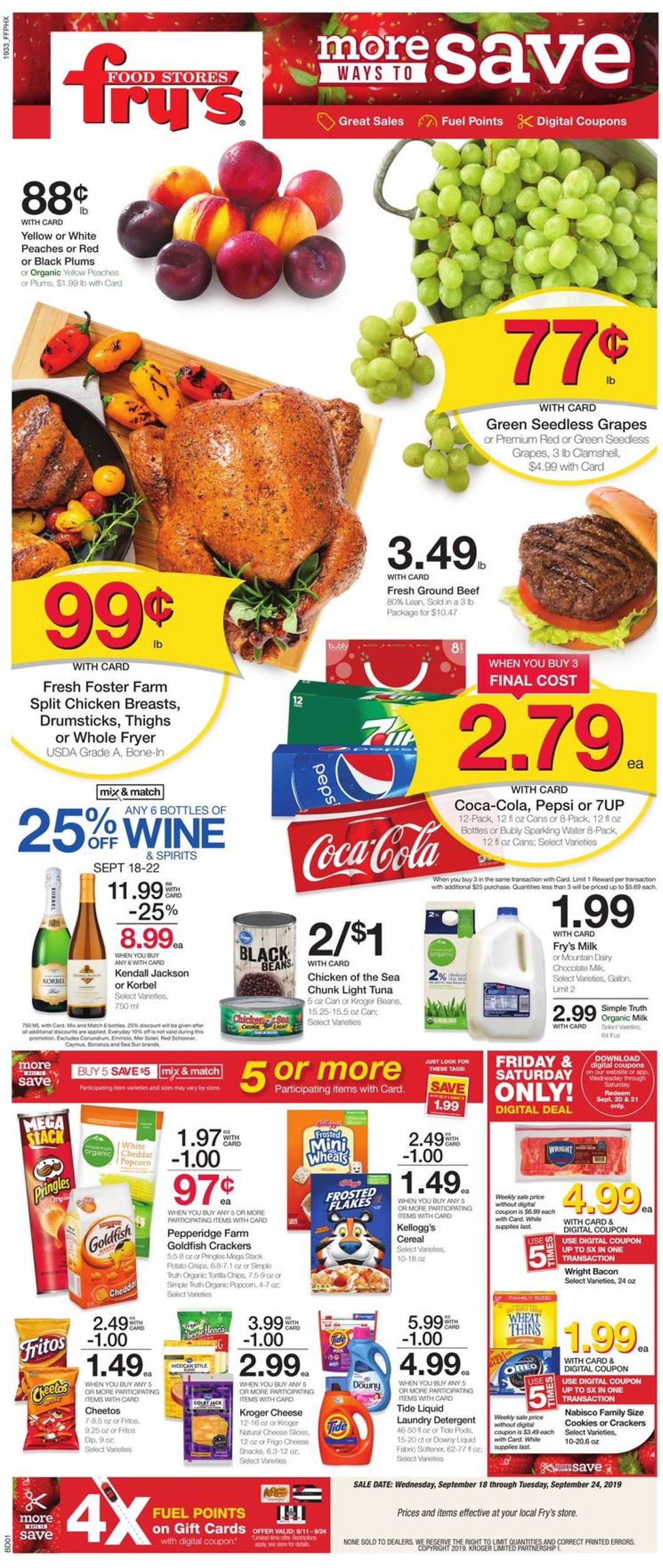 Fry’s Current weekly ad 09/18 09/24/2019