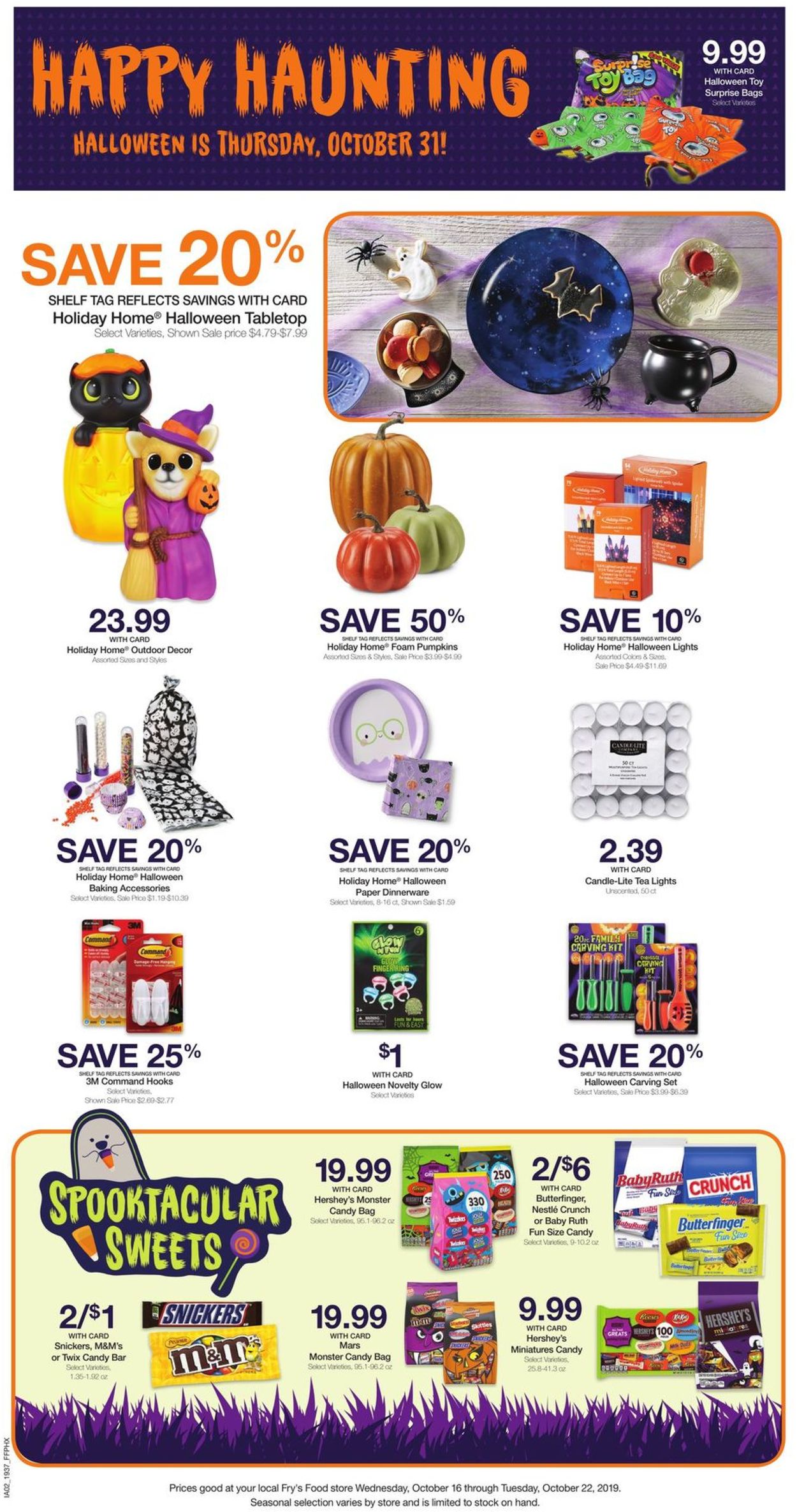 Catalogue Fry’s from 10/16/2019