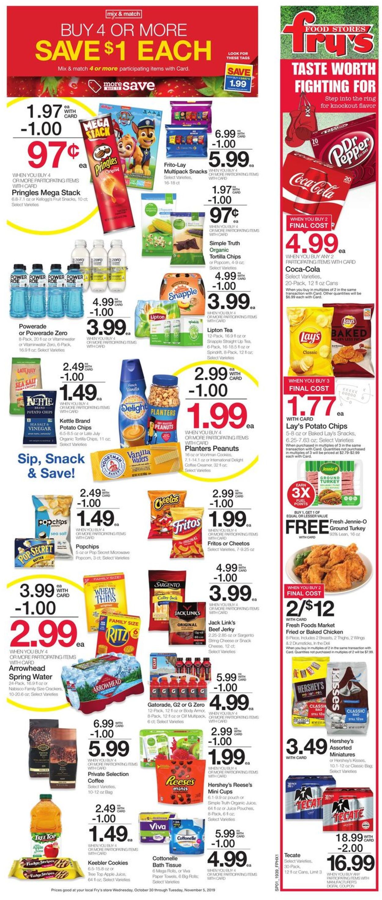 Catalogue Fry’s from 10/30/2019