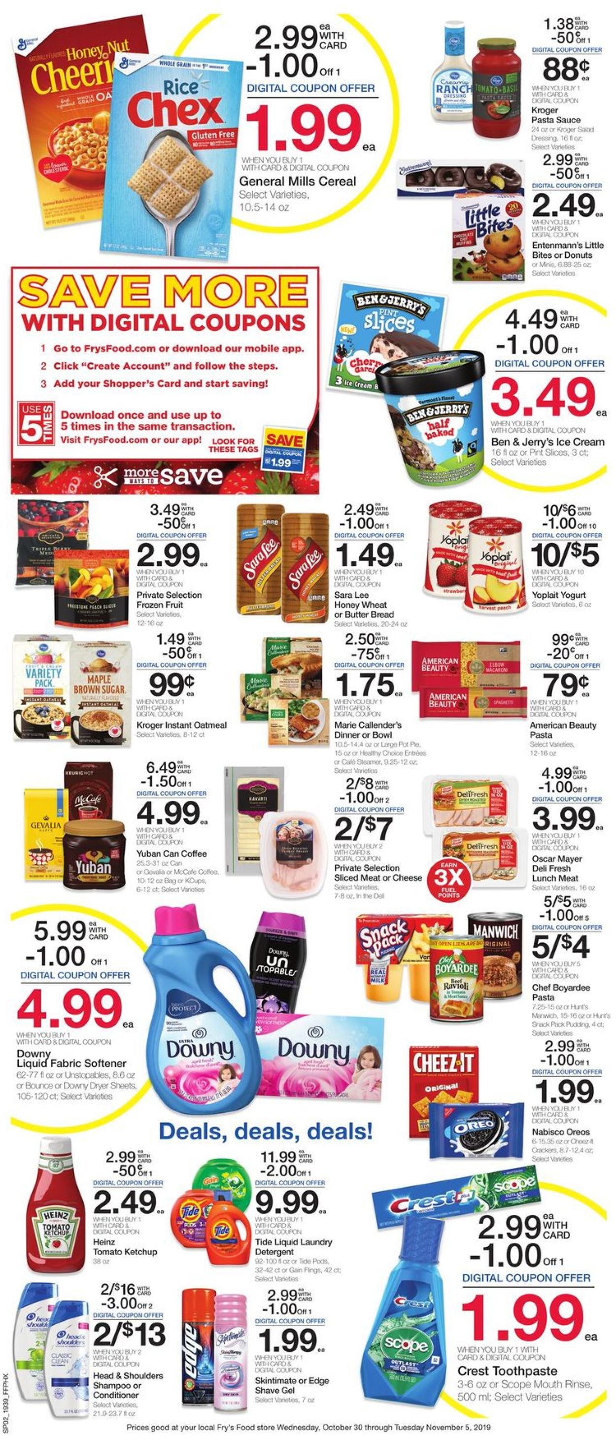 Catalogue Fry’s from 10/30/2019