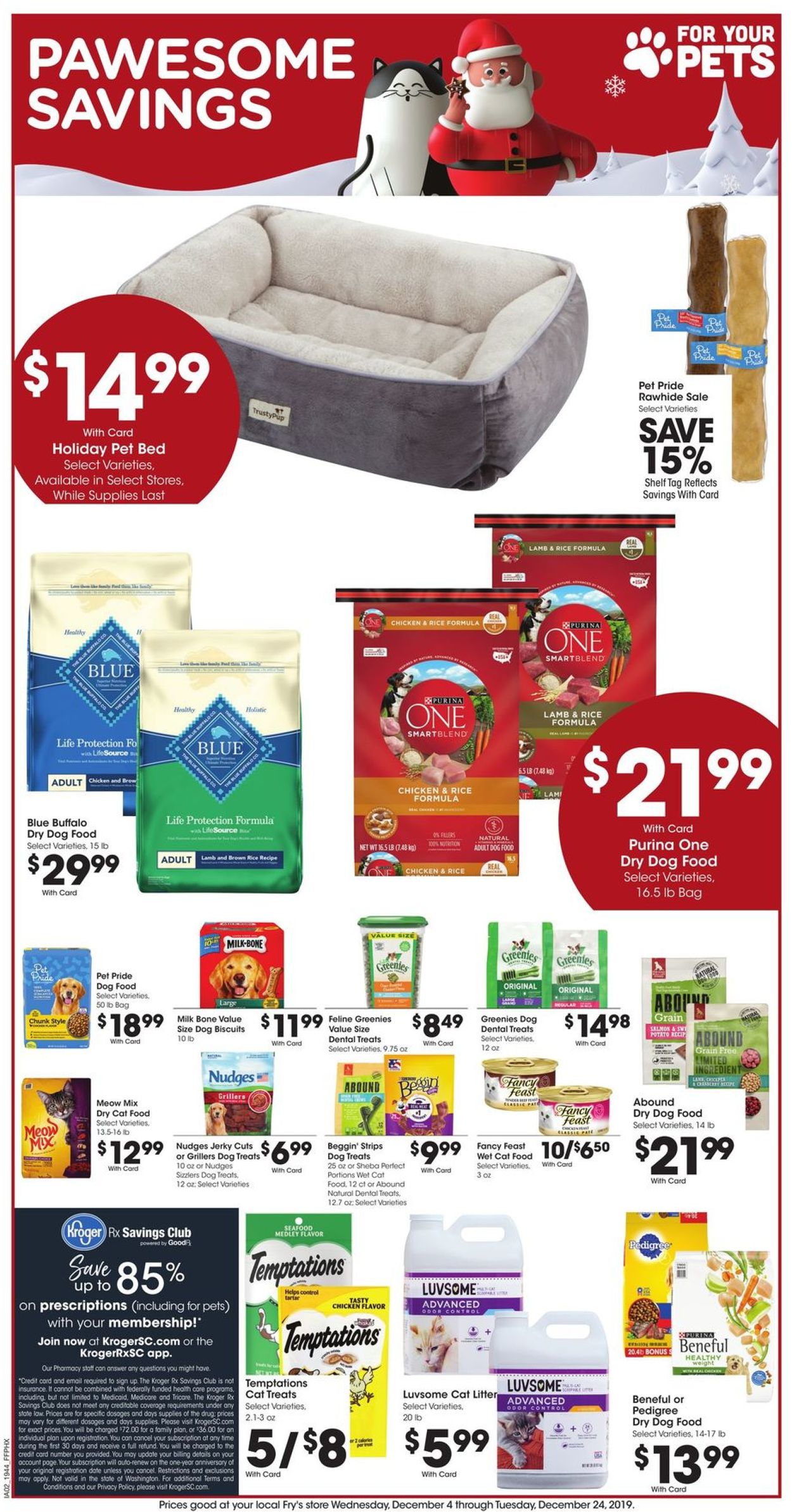 Catalogue Fry’s - Holiday Ad 2019 from 12/11/2019