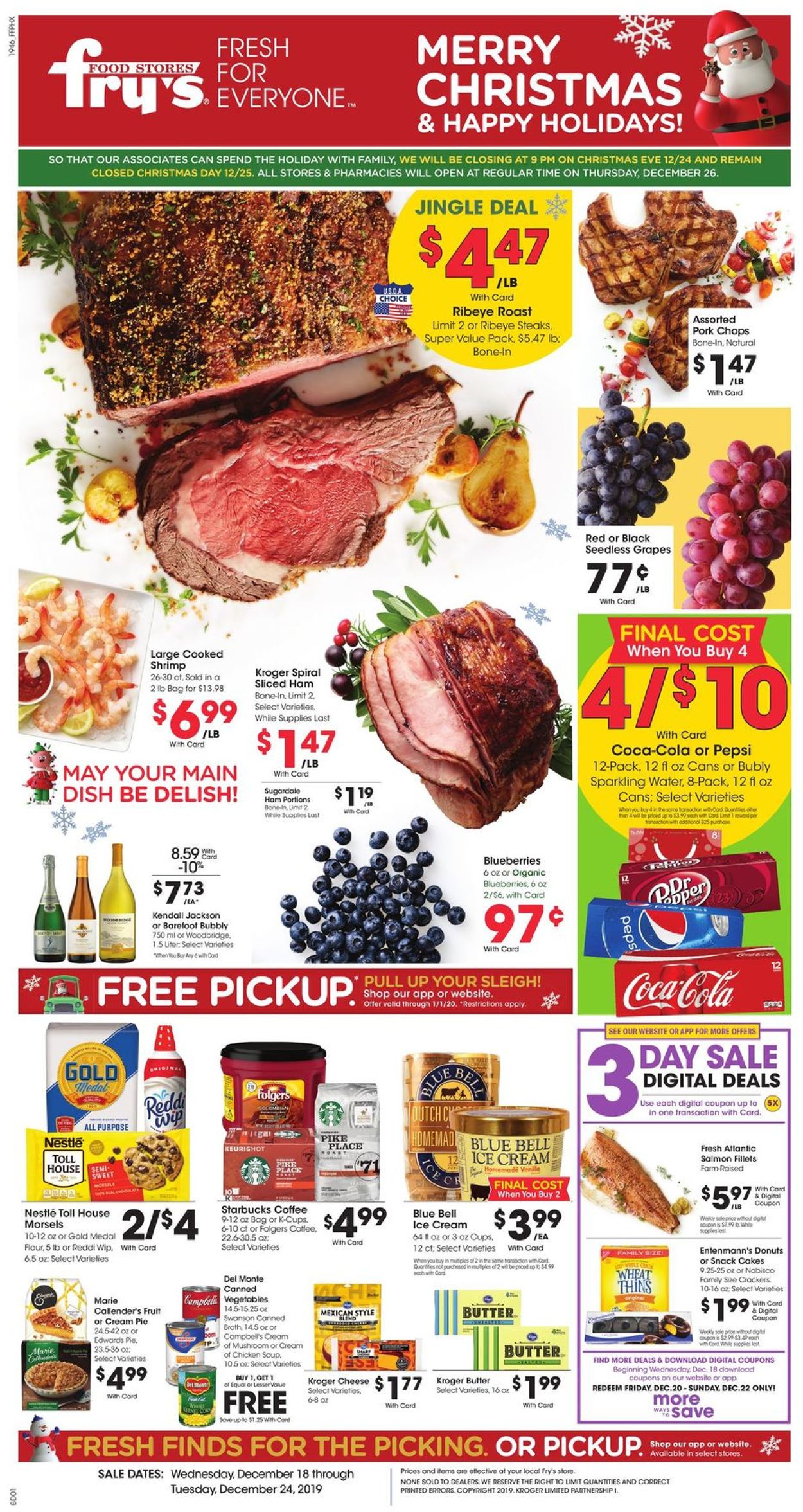 Fry’s Christmas Ad 2019 Current weekly ad 12/18 12/24/2019