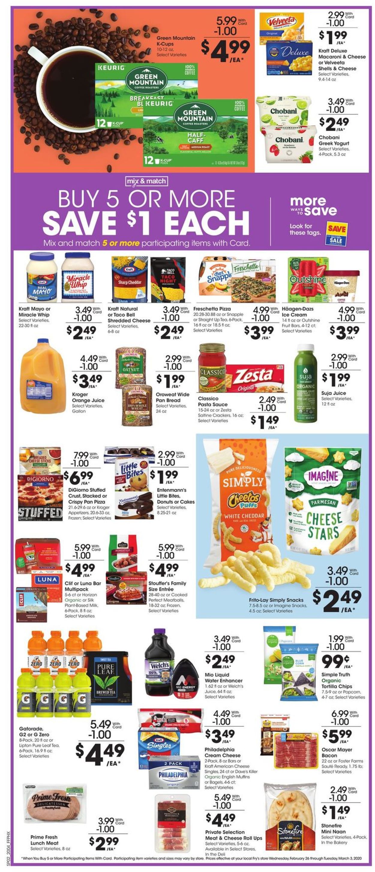 Catalogue Fry’s from 02/26/2020