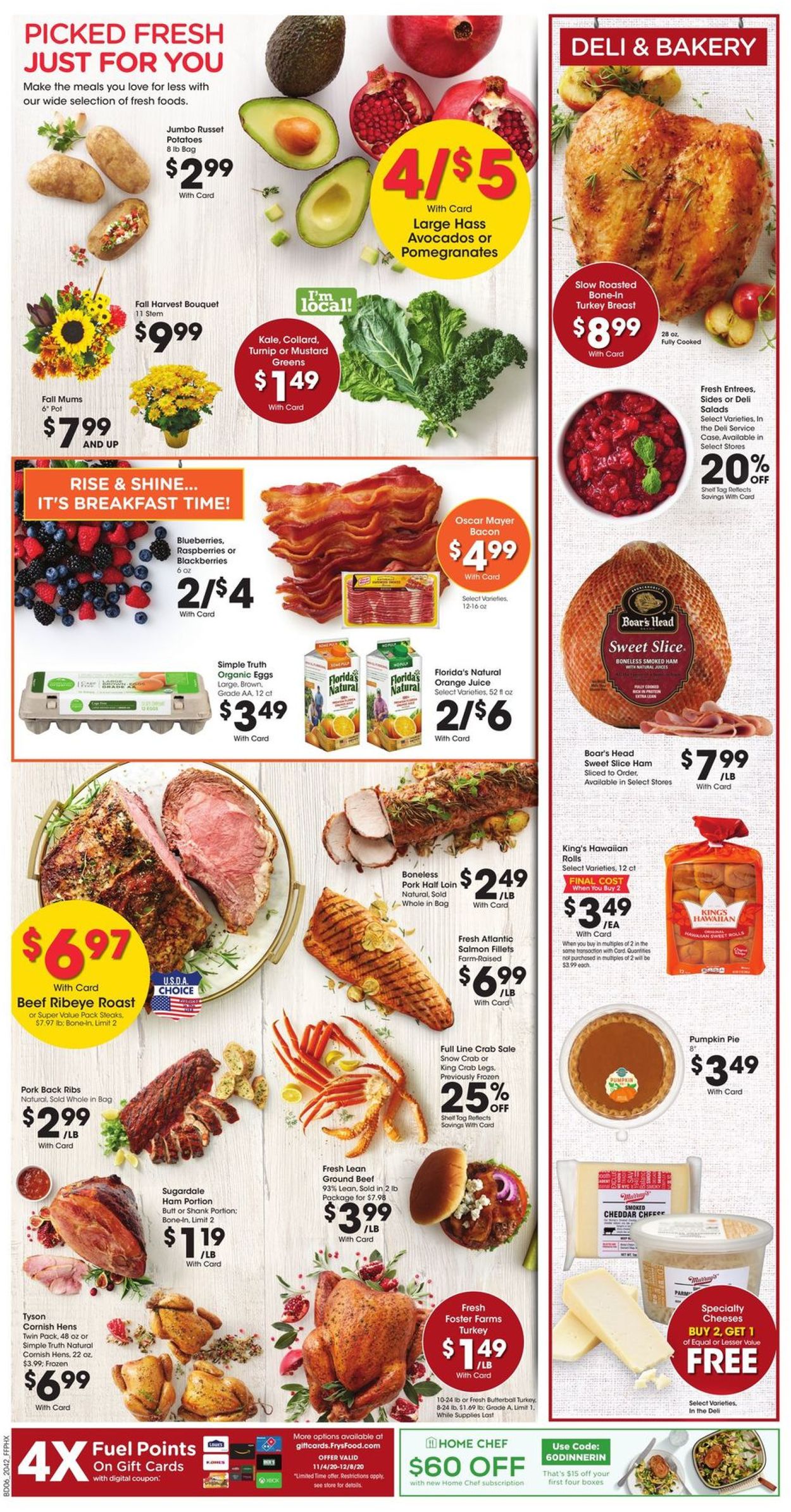 Catalogue Fry’s Thanksgiving ad 2020 from 11/18/2020