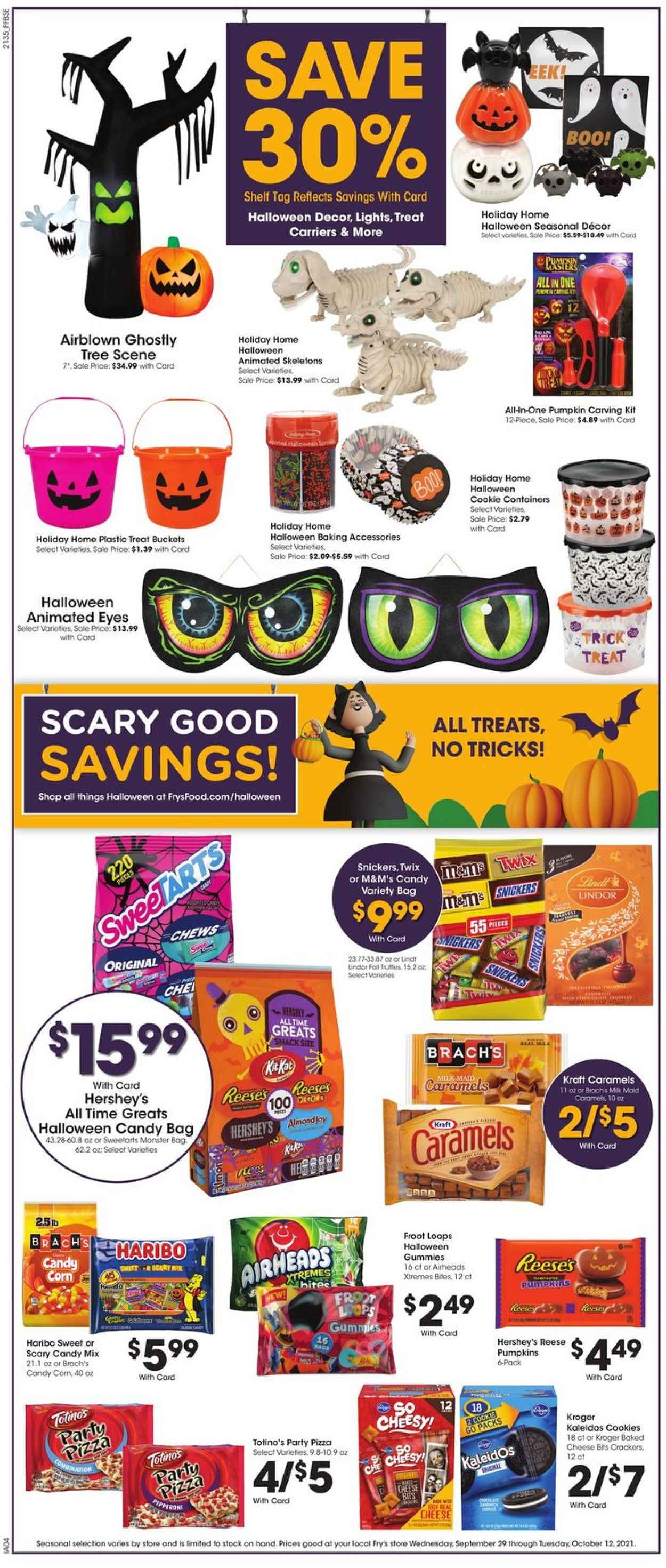 Catalogue Fry’s Halloween 2021 from 10/06/2021