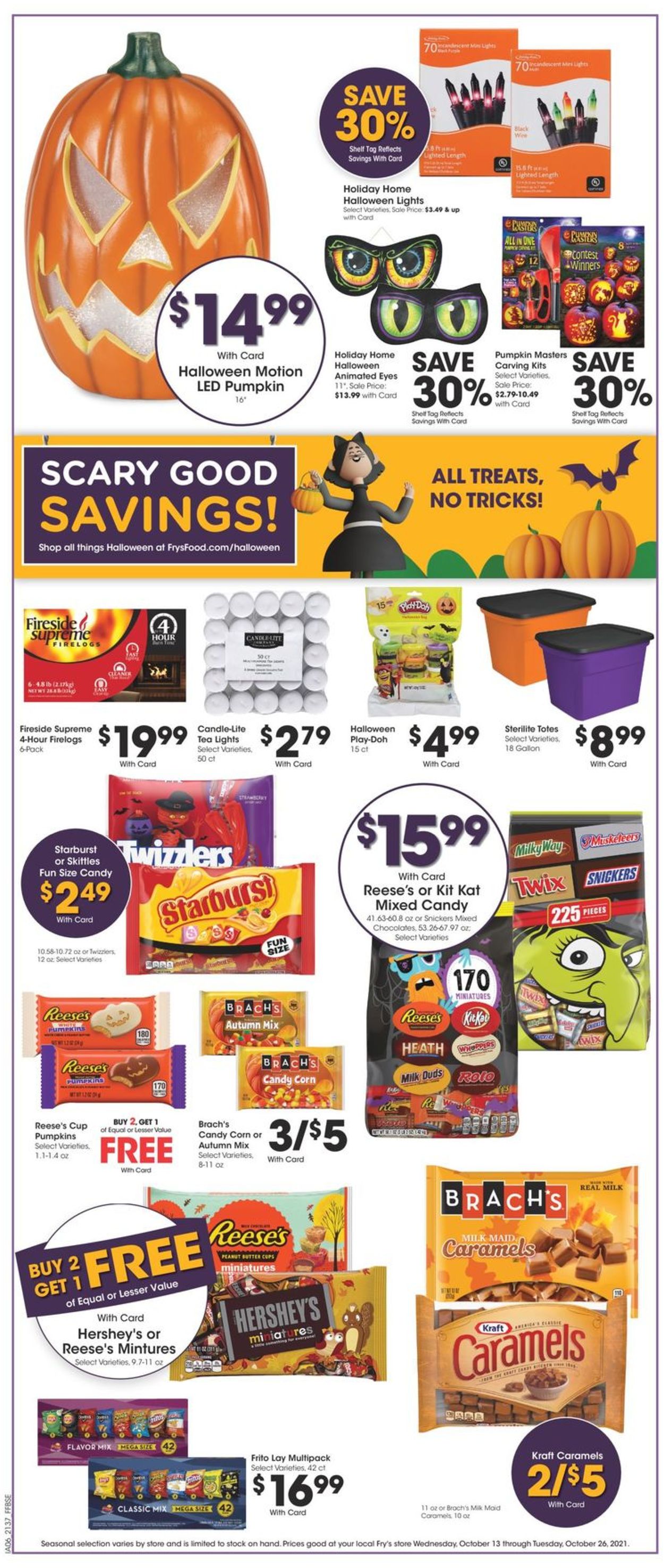Catalogue Fry’s Halloween 2021 from 10/20/2021