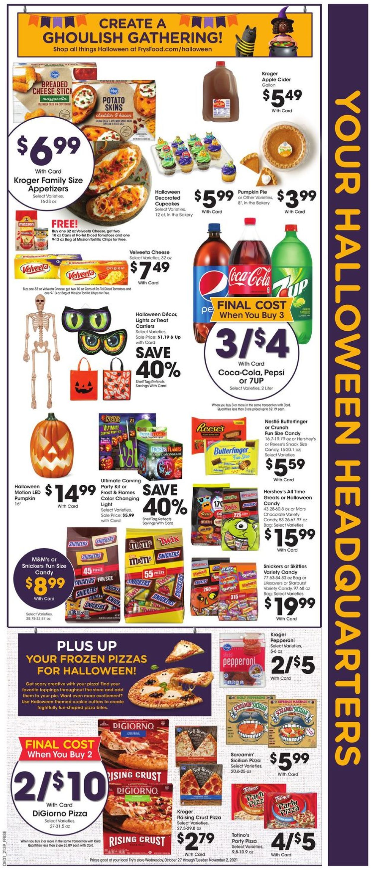 Catalogue Fry’s HALLOWEEN 2021 from 10/27/2021