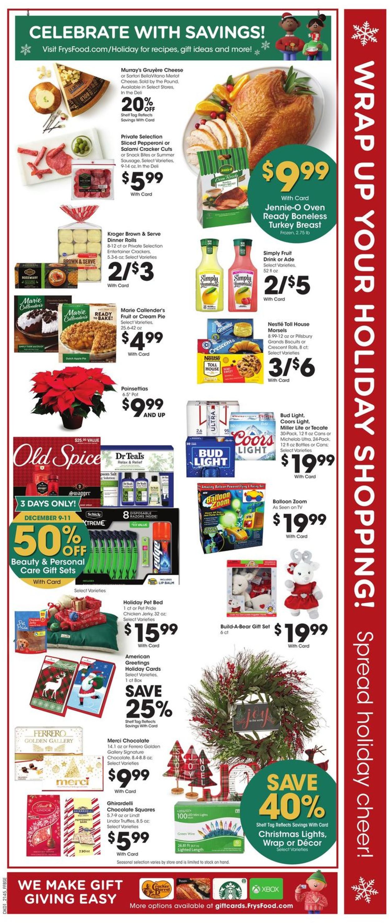 Catalogue Fry’s HOLIDAY 2021 from 12/08/2021