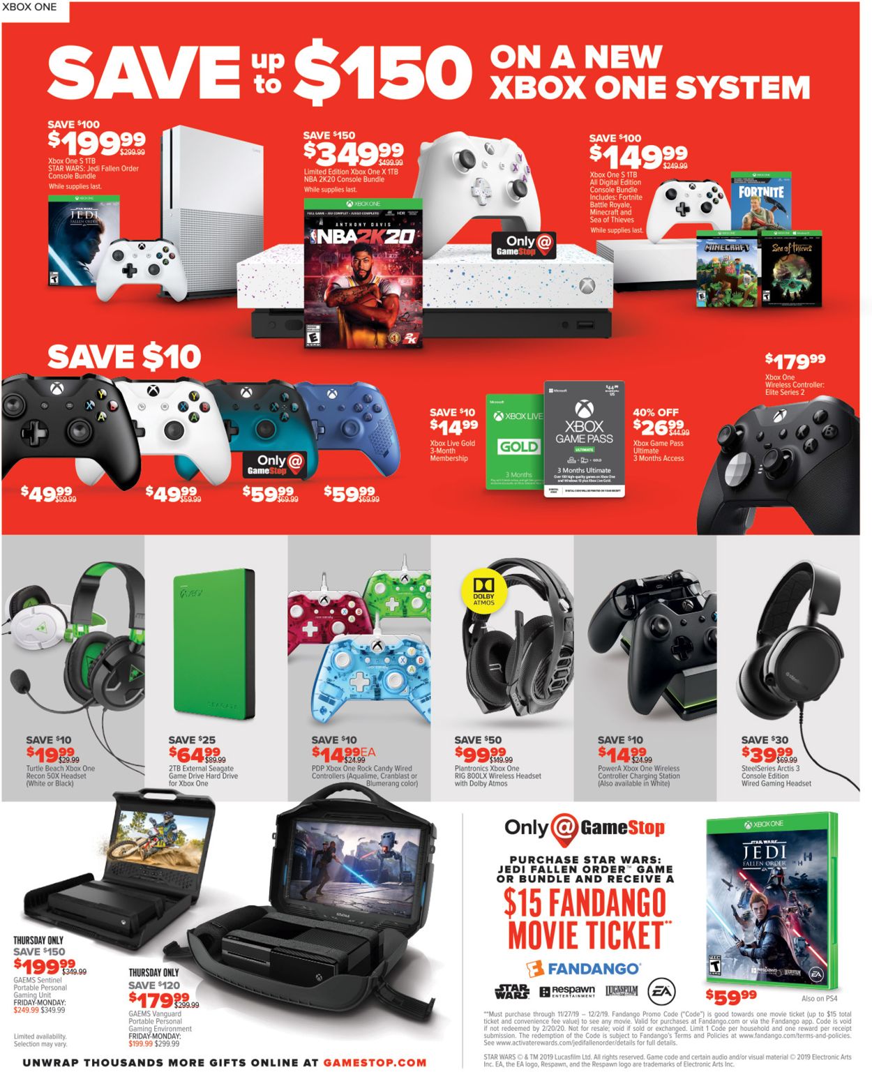 Game Stop - BLACK FRIDAY SALE 2019 Current weekly ad 11/28 - 12/01/2019.