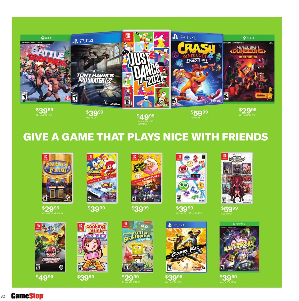 Catalogue Game Stop Holiday 2020 from 10/21/2020