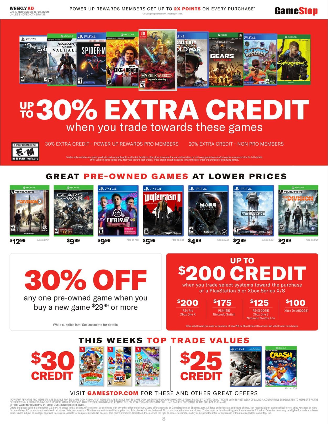 Game Stop Current weekly ad 11/15 - 11/21/2020 [8] - frequent-ads.com