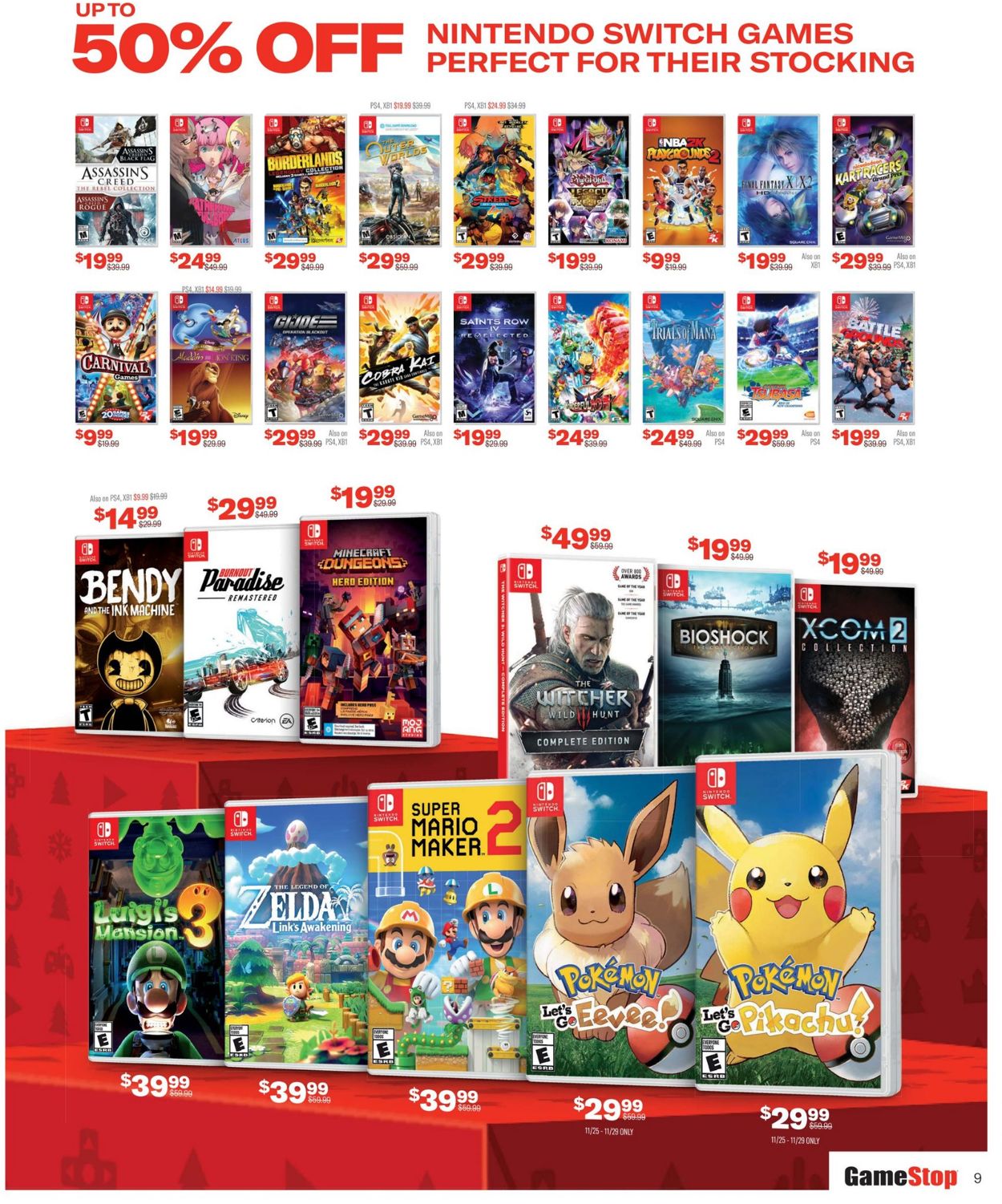 Catalogue Game Stop Black Friday 2020 from 11/26/2020