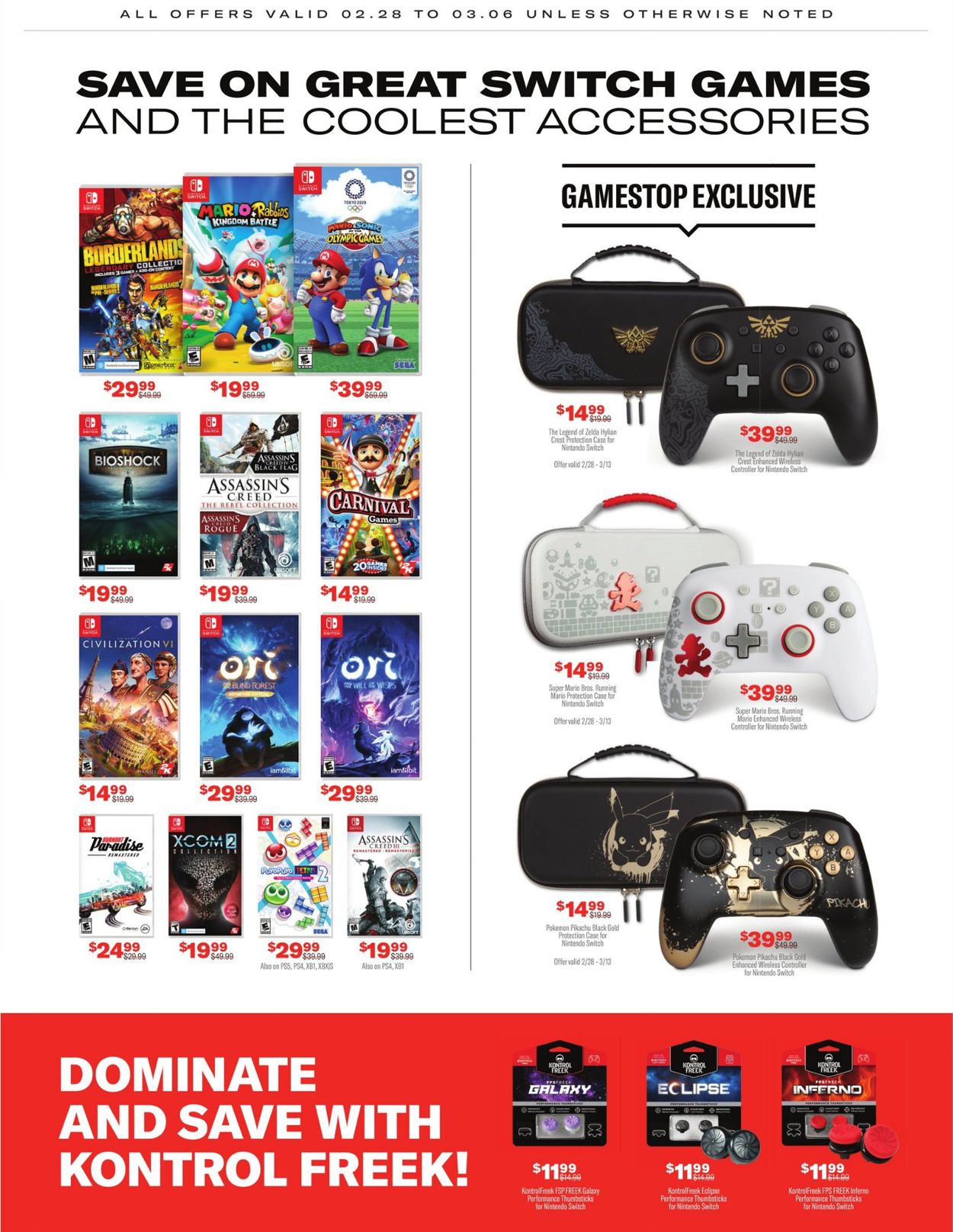 Catalogue Game Stop from 02/28/2021