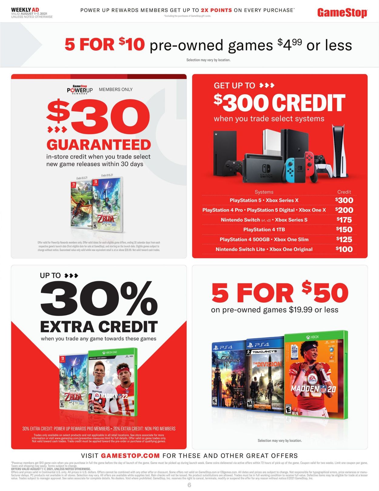 Game Stop Current weekly ad 08/01 - 08/07/2021 [6] - frequent-ads.com