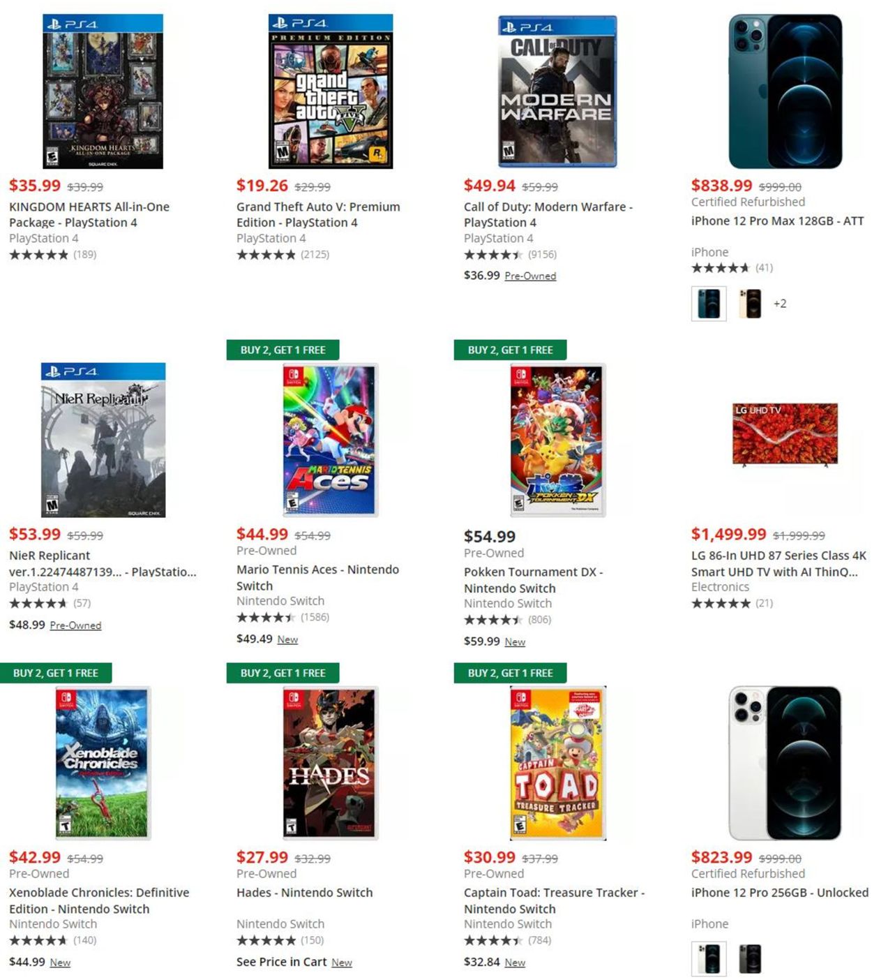 Catalogue Game Stop BLACK FRIDAY 2021 from 11/17/2021