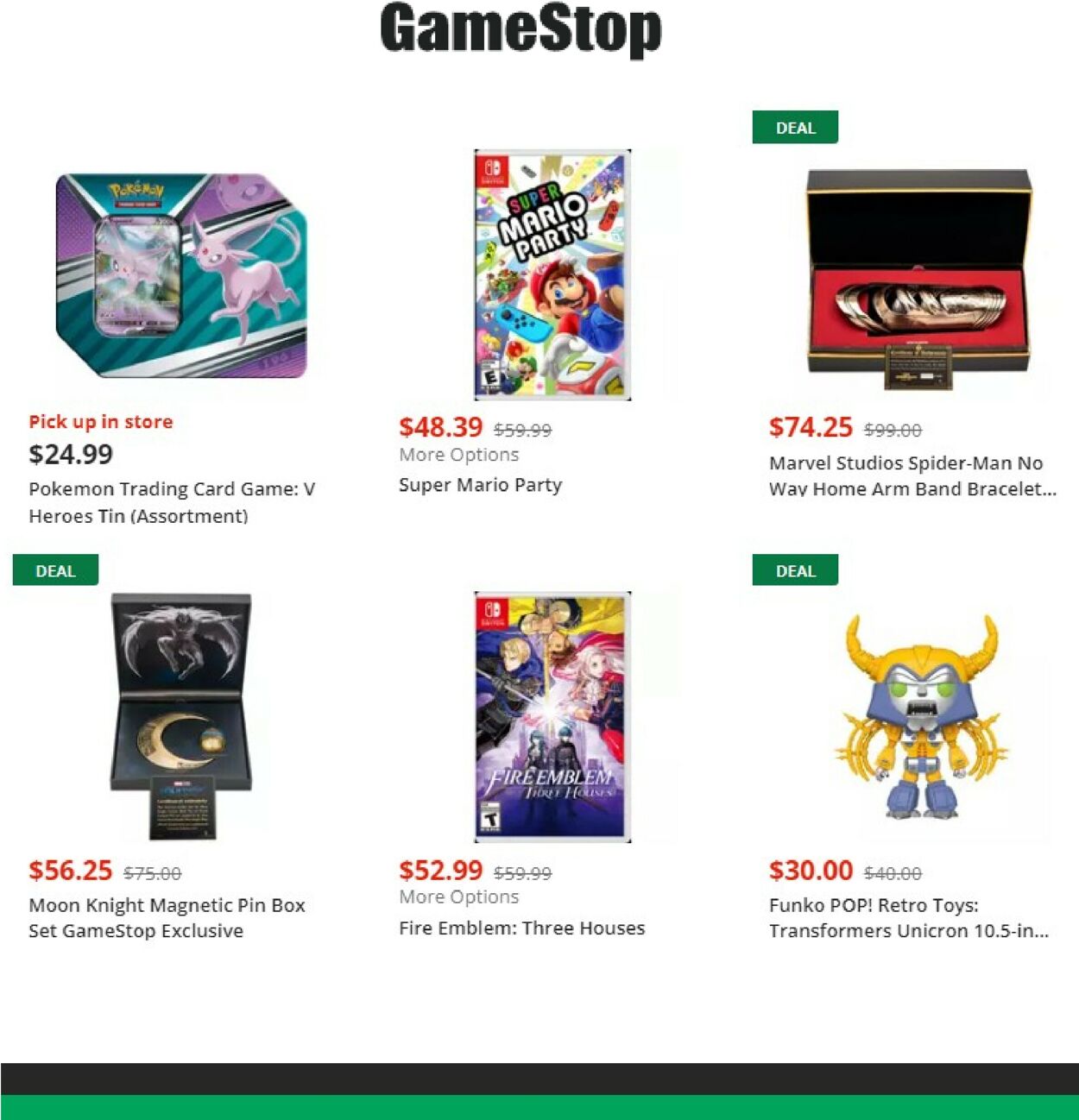 Catalogue Game Stop from 09/14/2022