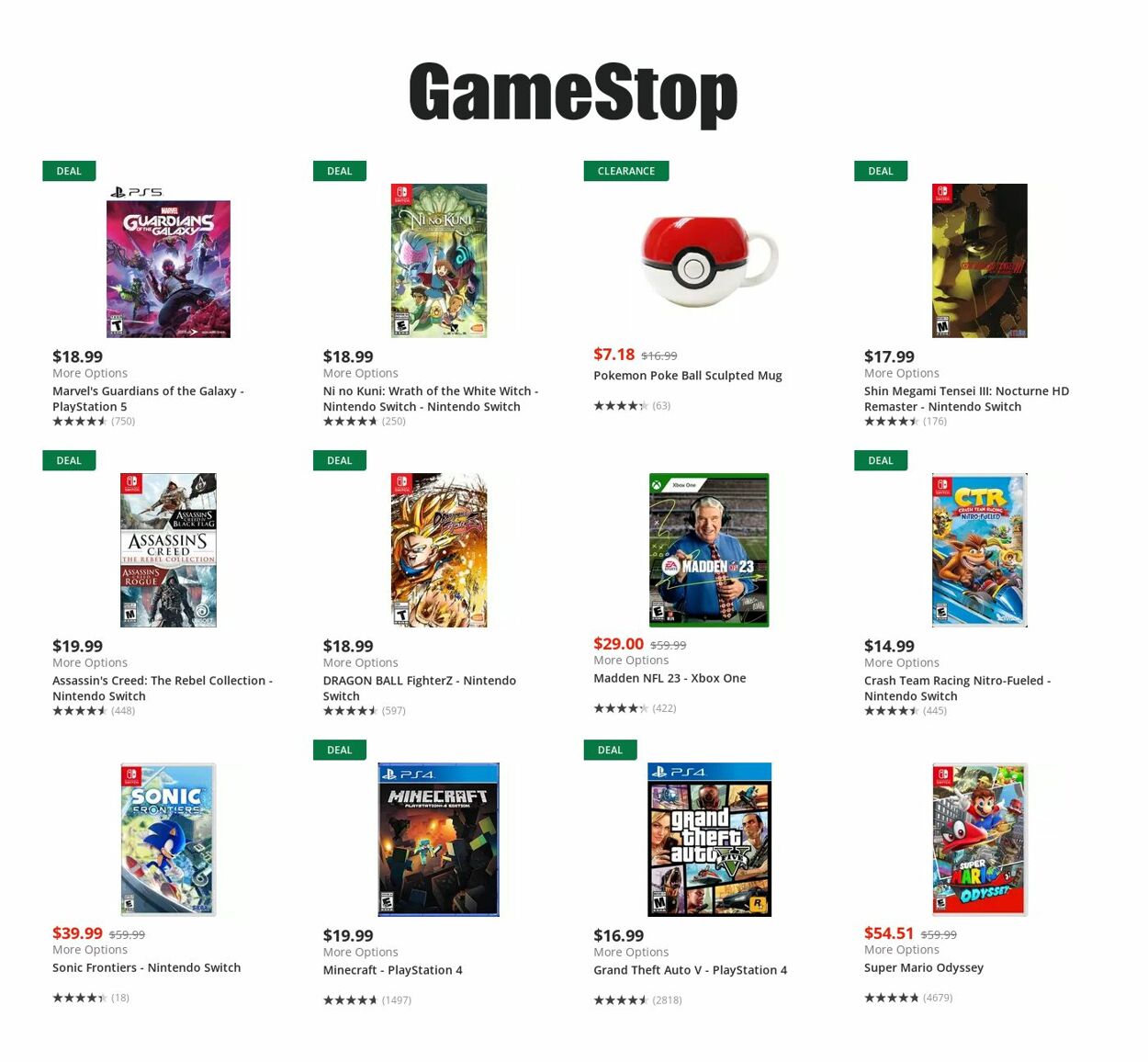 Catalogue Game Stop from 01/05/2023