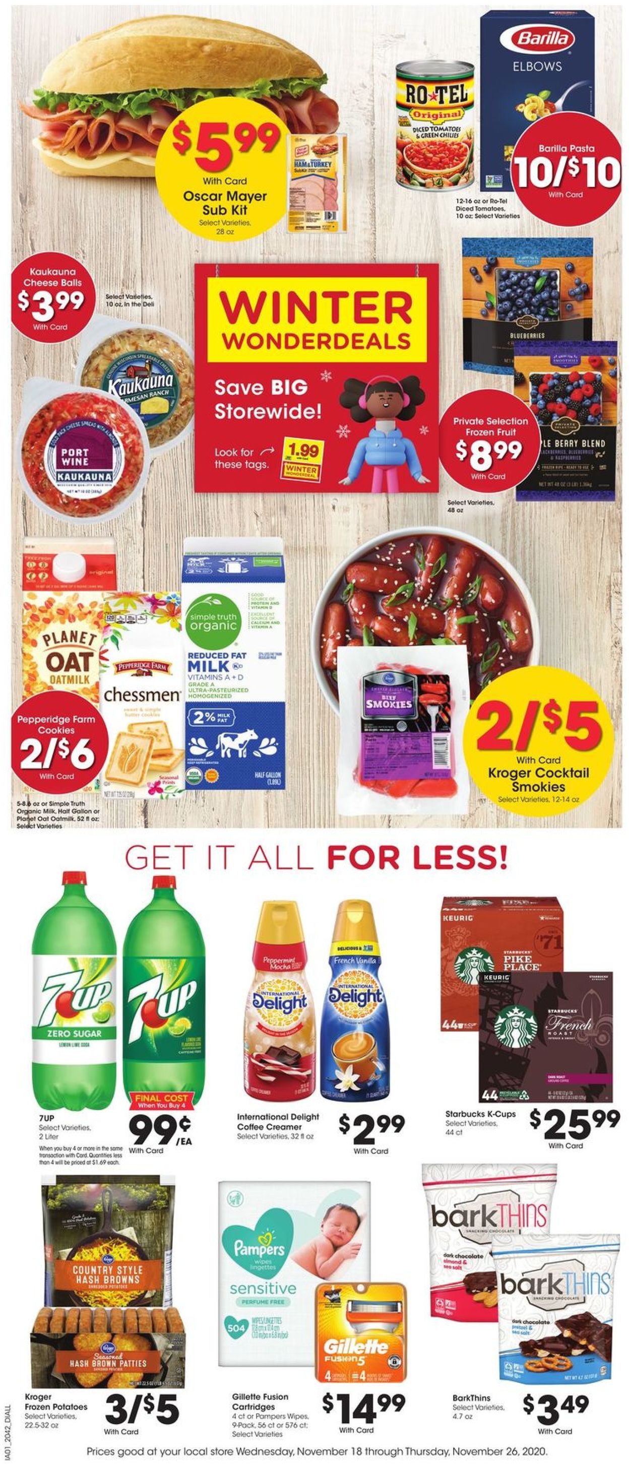 Catalogue Gerbes Super Markets Thanksgiving ad 2020 from 11/18/2020