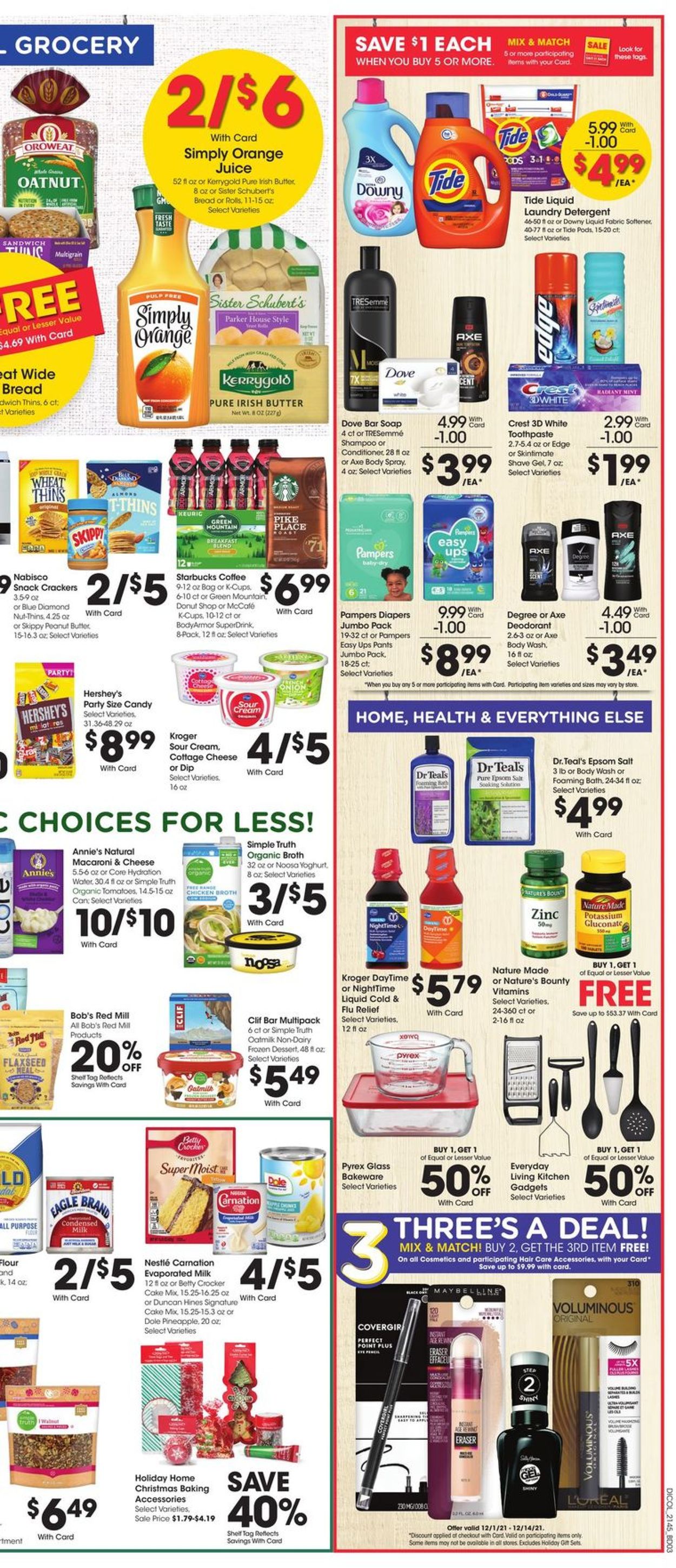 Catalogue Gerbes Super Markets HOLIDAY 2021 from 12/08/2021