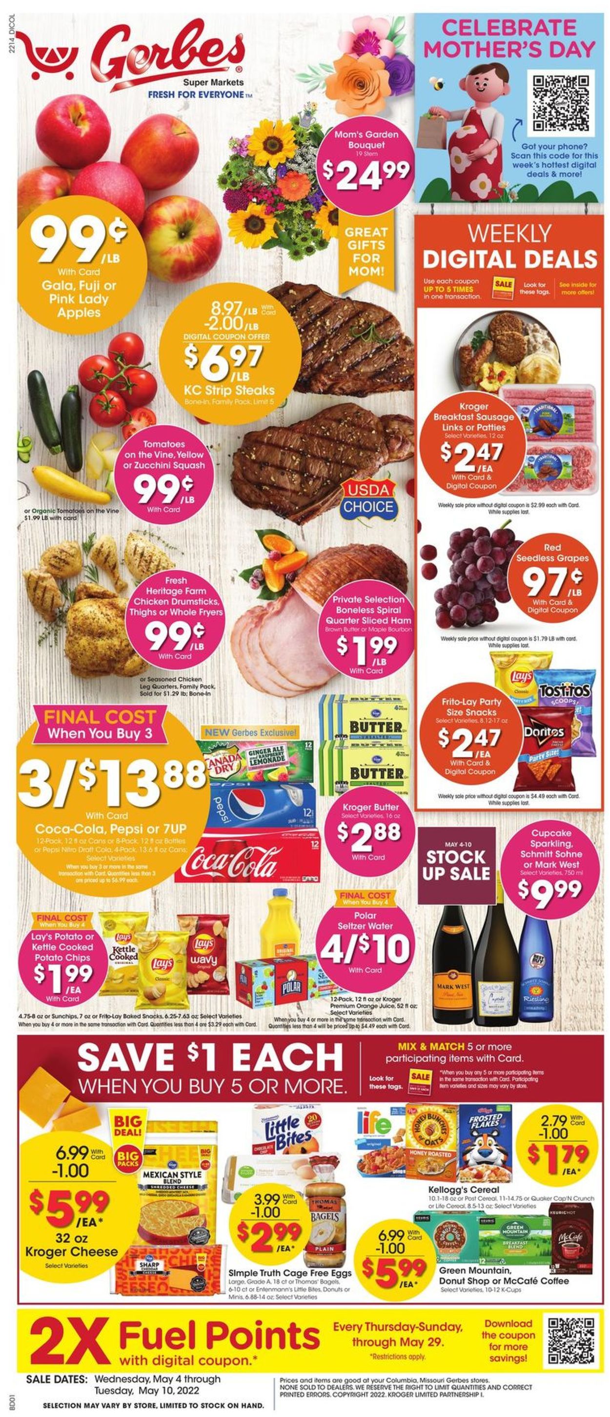Catalogue Gerbes Super Markets from 05/04/2022