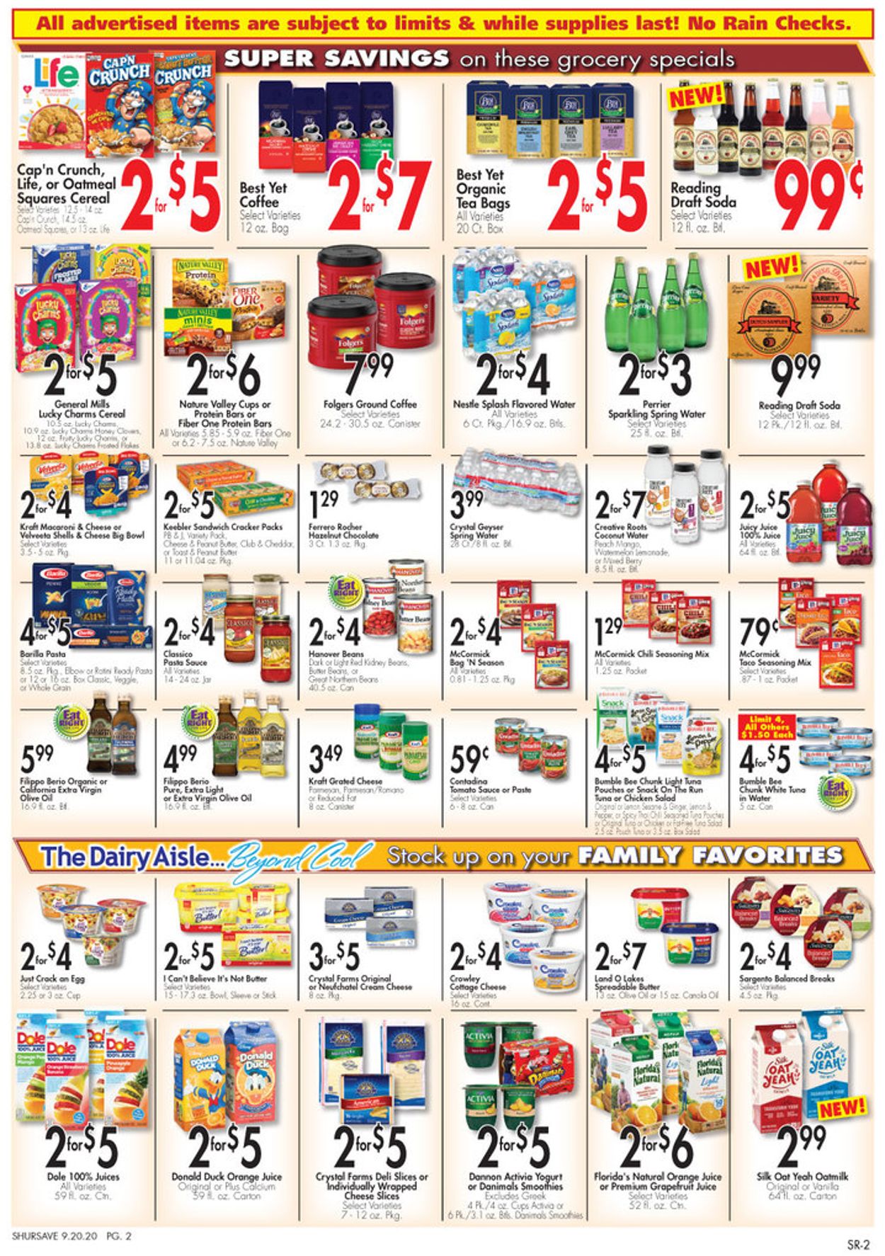 Catalogue Gerrity's Supermarkets from 09/20/2020