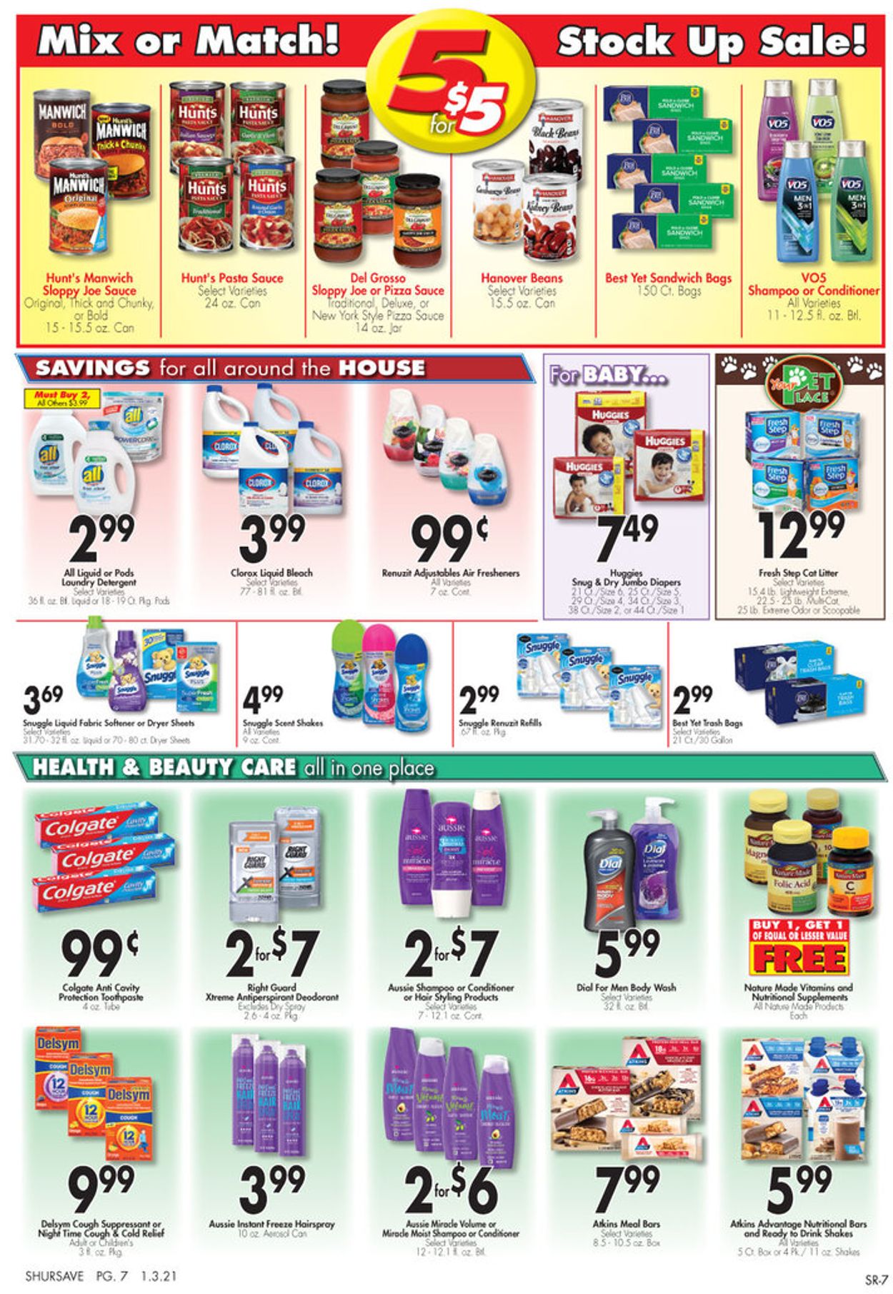 Catalogue Gerrity's Supermarkets from 01/03/2021