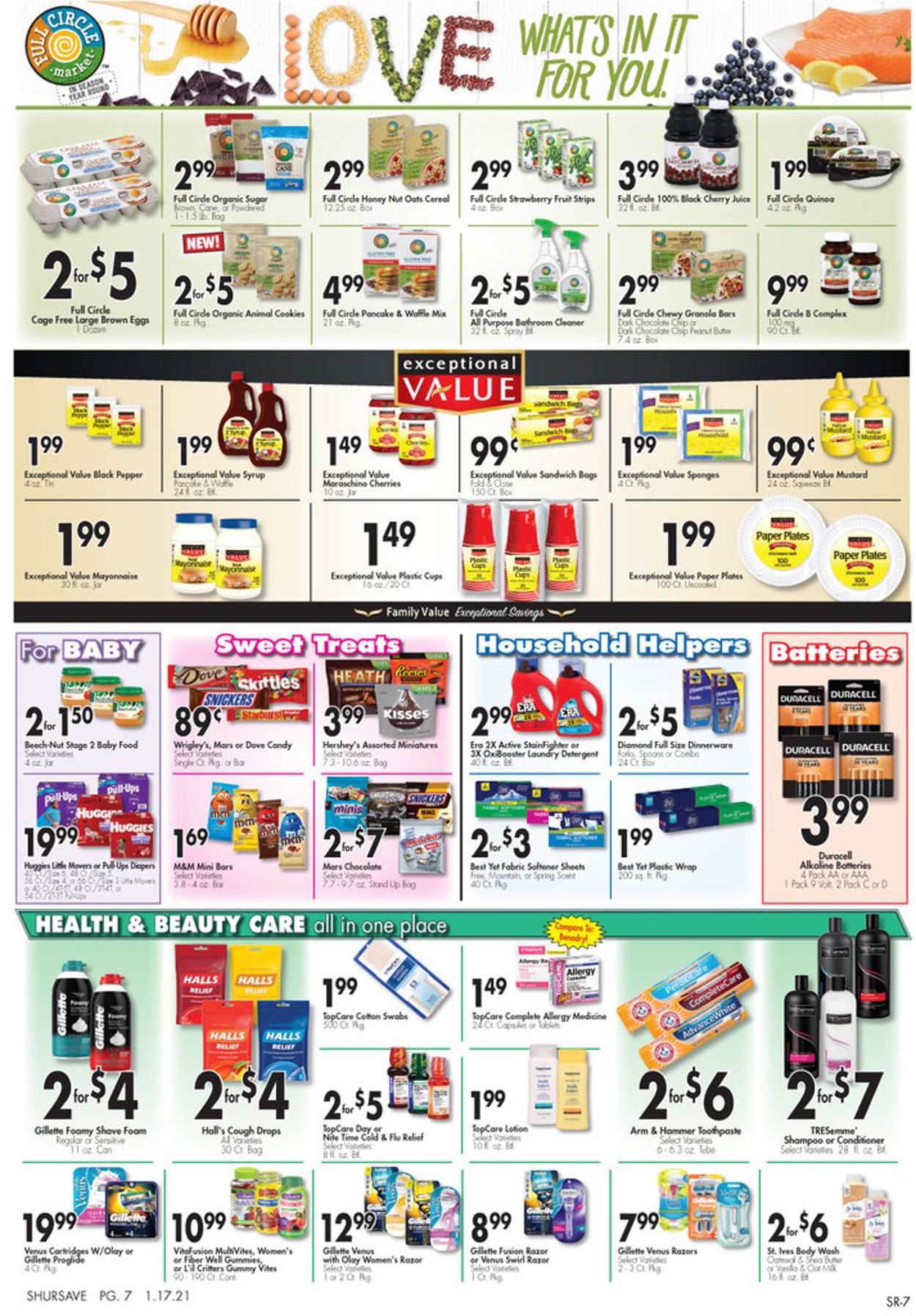 Catalogue Gerrity's Supermarkets from 01/17/2021