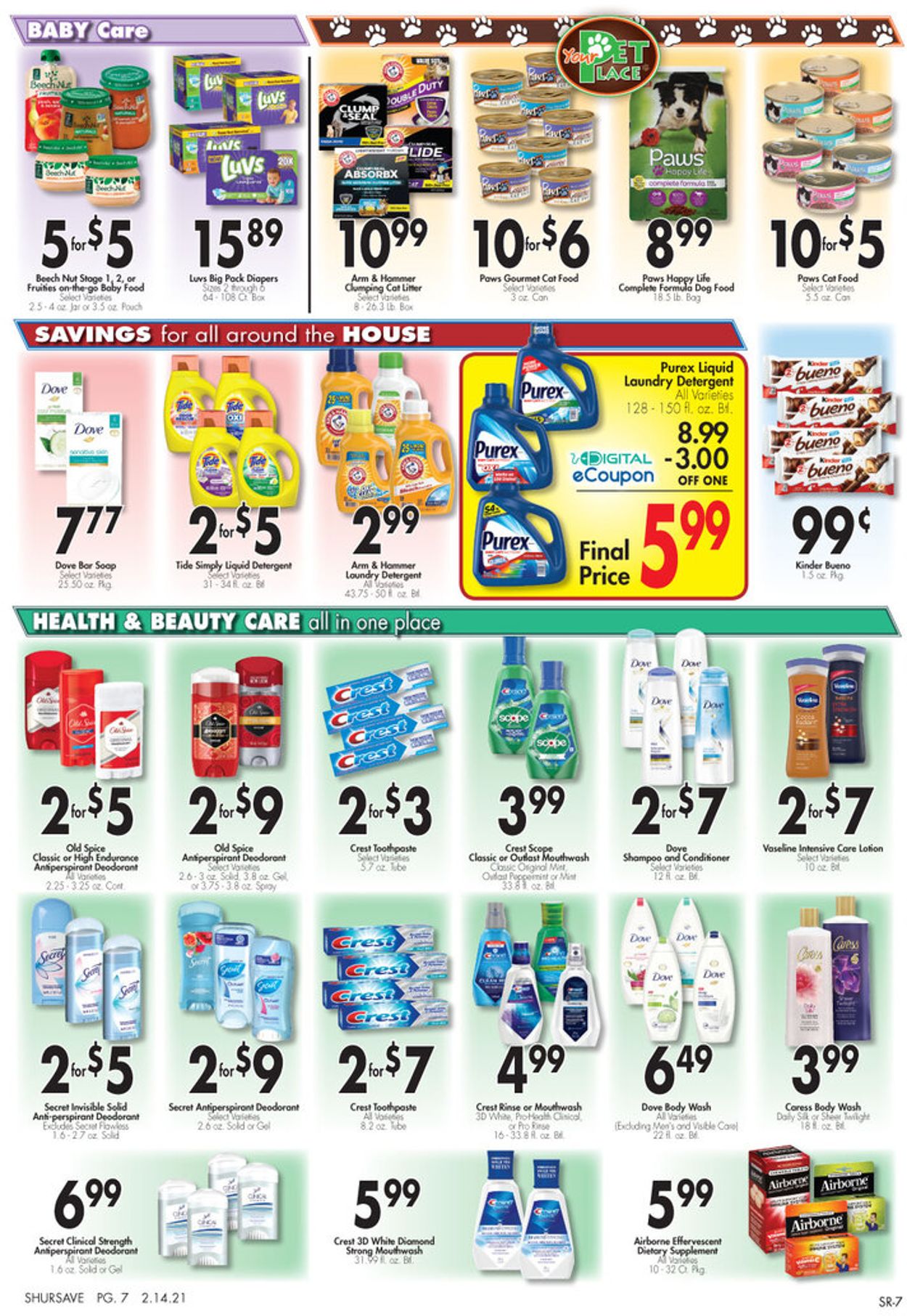 Catalogue Gerrity's Supermarkets from 02/14/2021