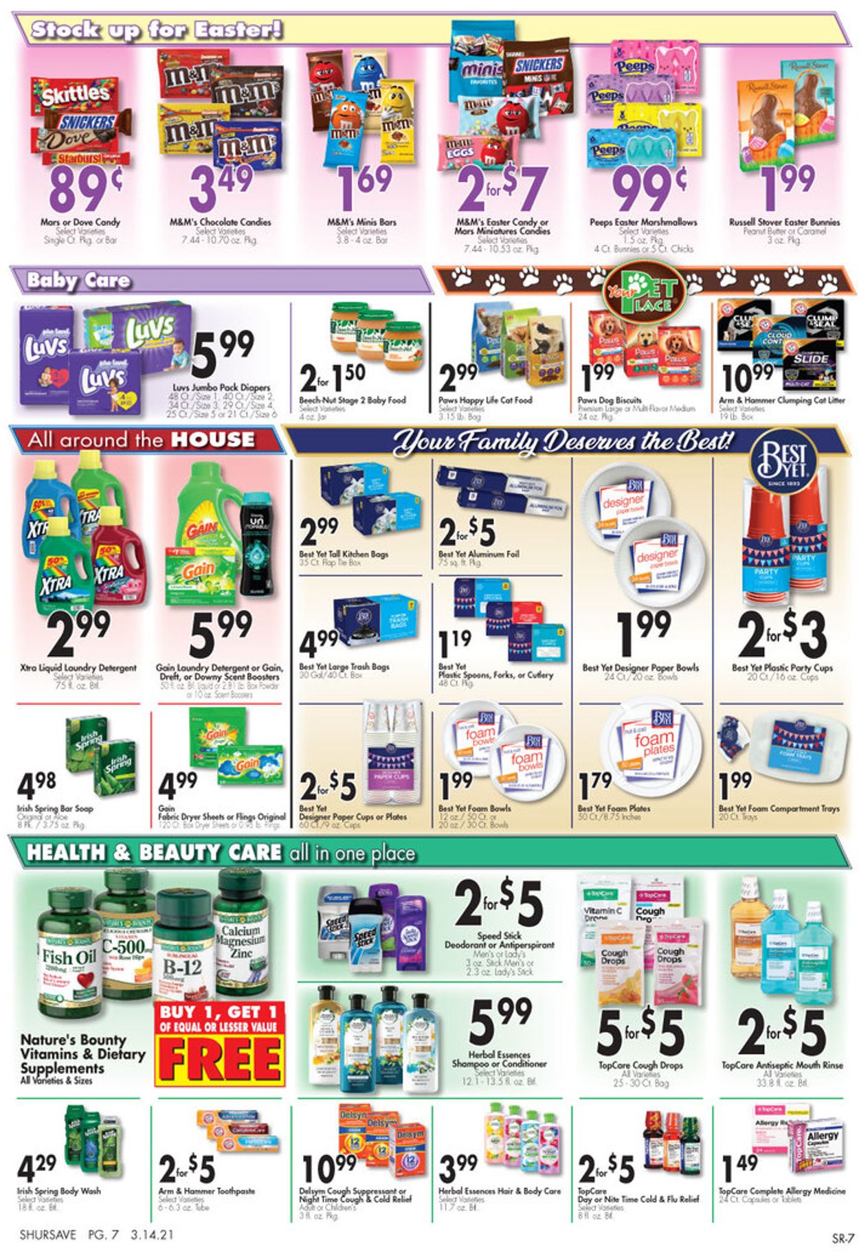 Catalogue Gerrity's Supermarkets from 03/14/2021