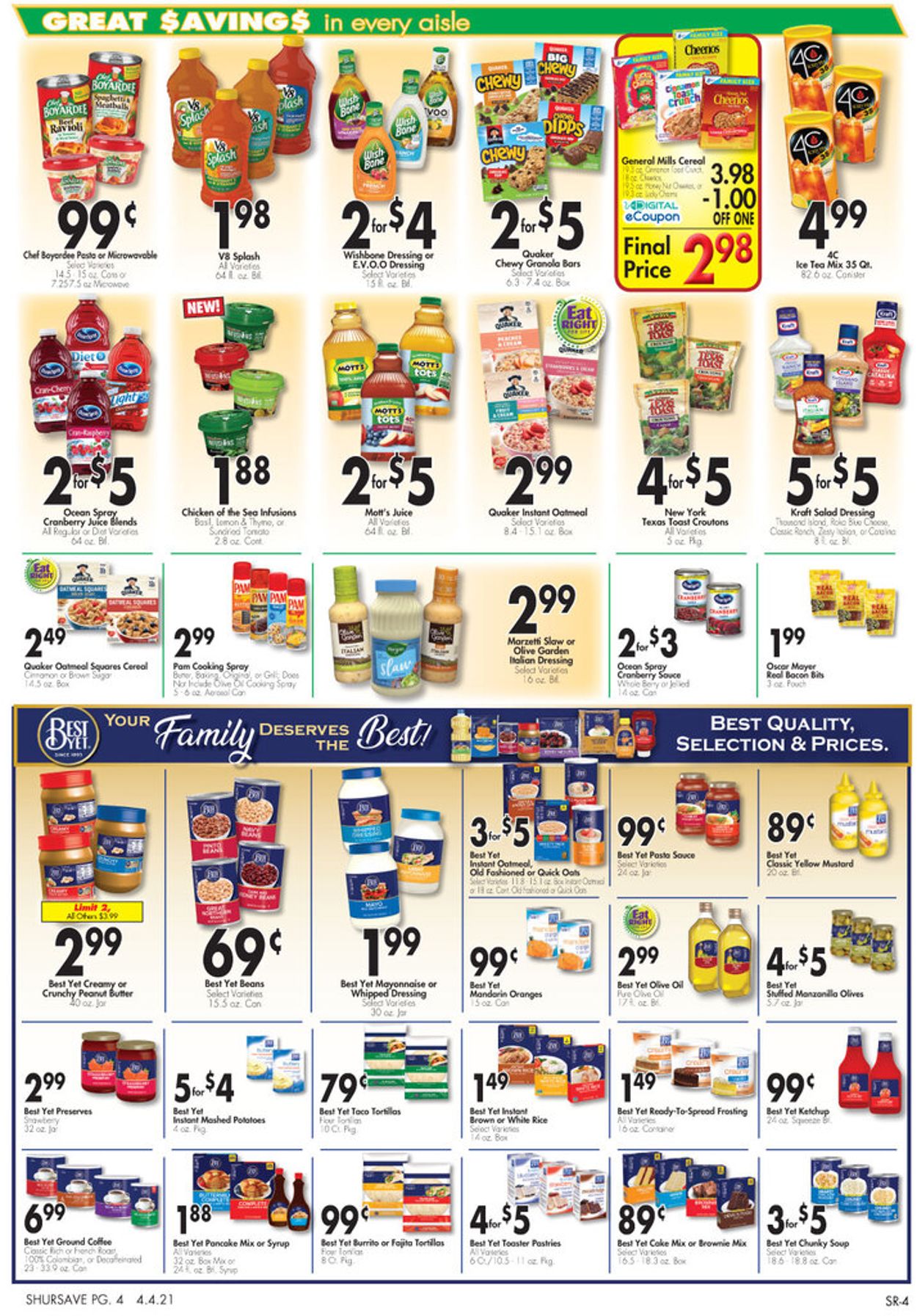 Catalogue Gerrity's Supermarkets from 04/04/2021