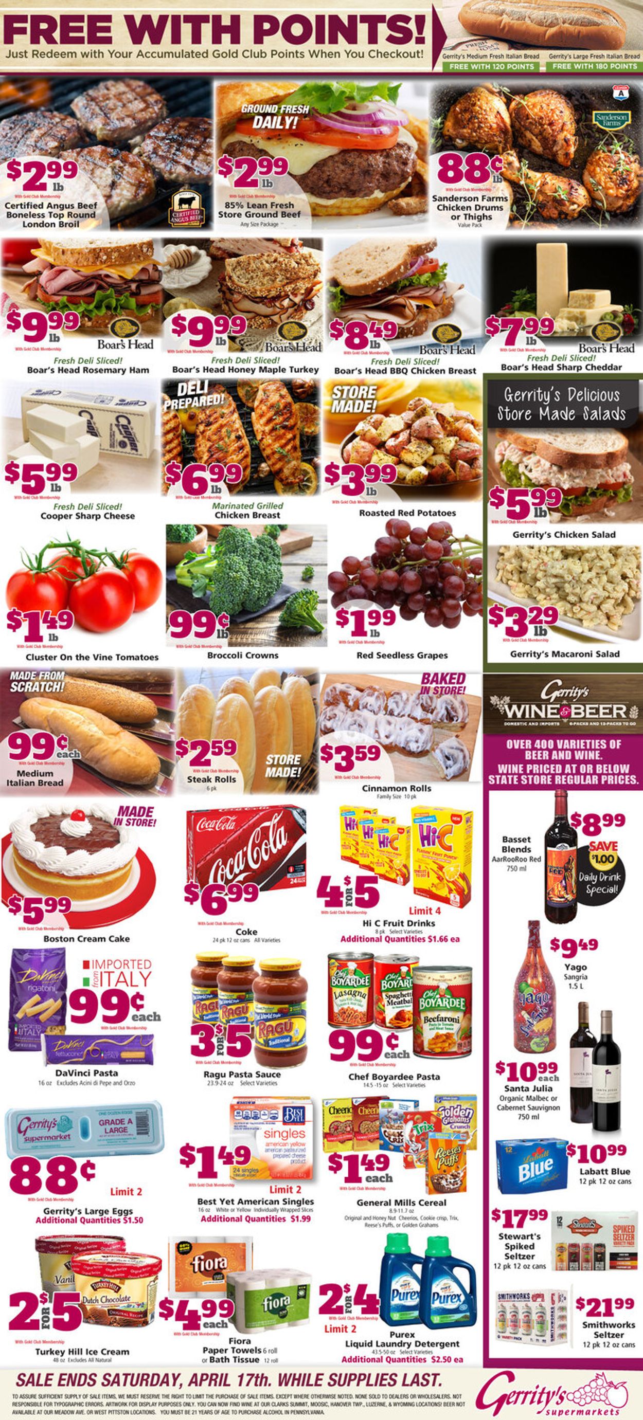 Catalogue Gerrity's Supermarkets from 04/11/2021