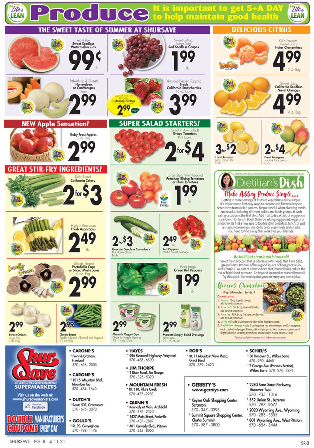 Catalogue Gerrity's Supermarkets from 04/11/2021