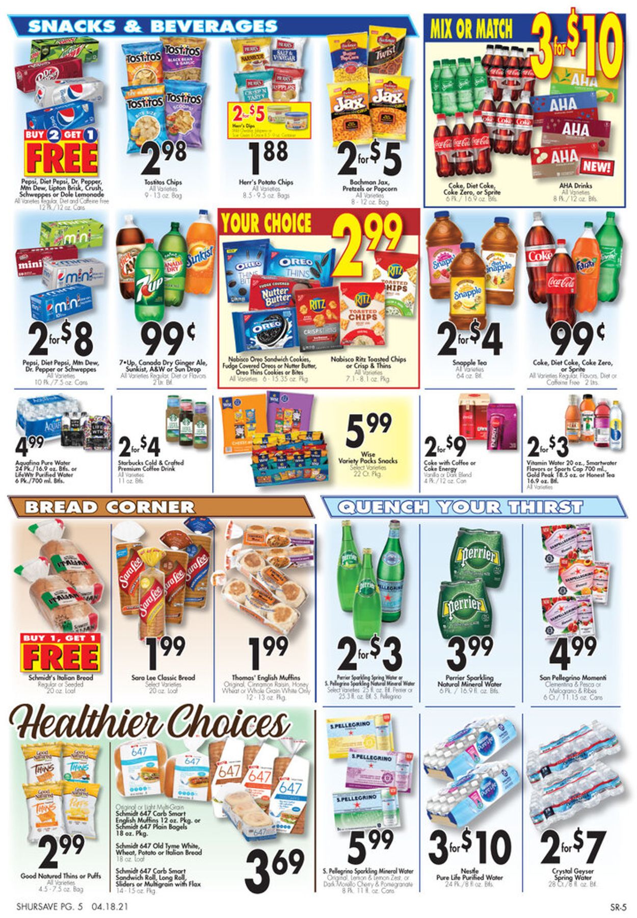 Catalogue Gerrity's Supermarkets from 04/18/2021