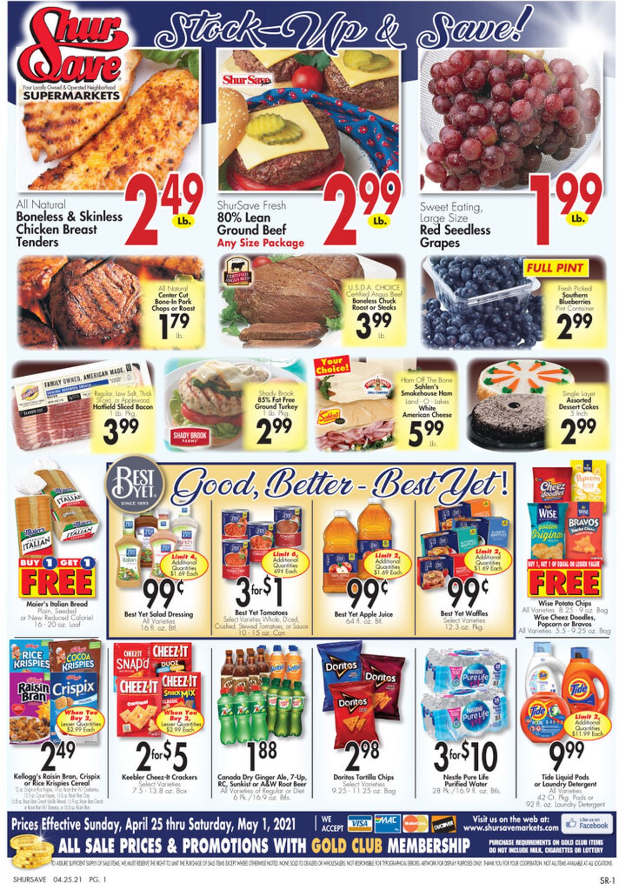 Catalogue Gerrity's Supermarkets from 04/25/2021